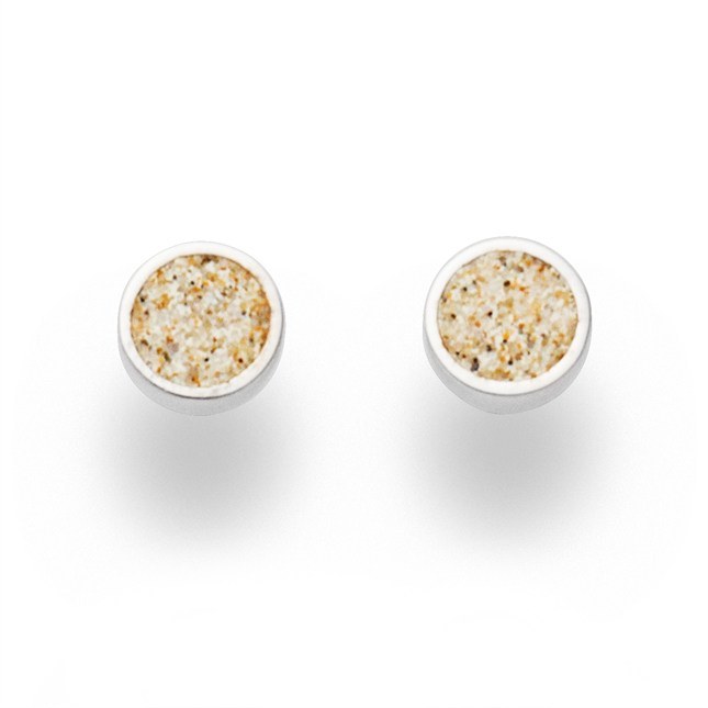 DUR Ohrring kleiner Sandkuss - Sterling Silber – Ansicht 2