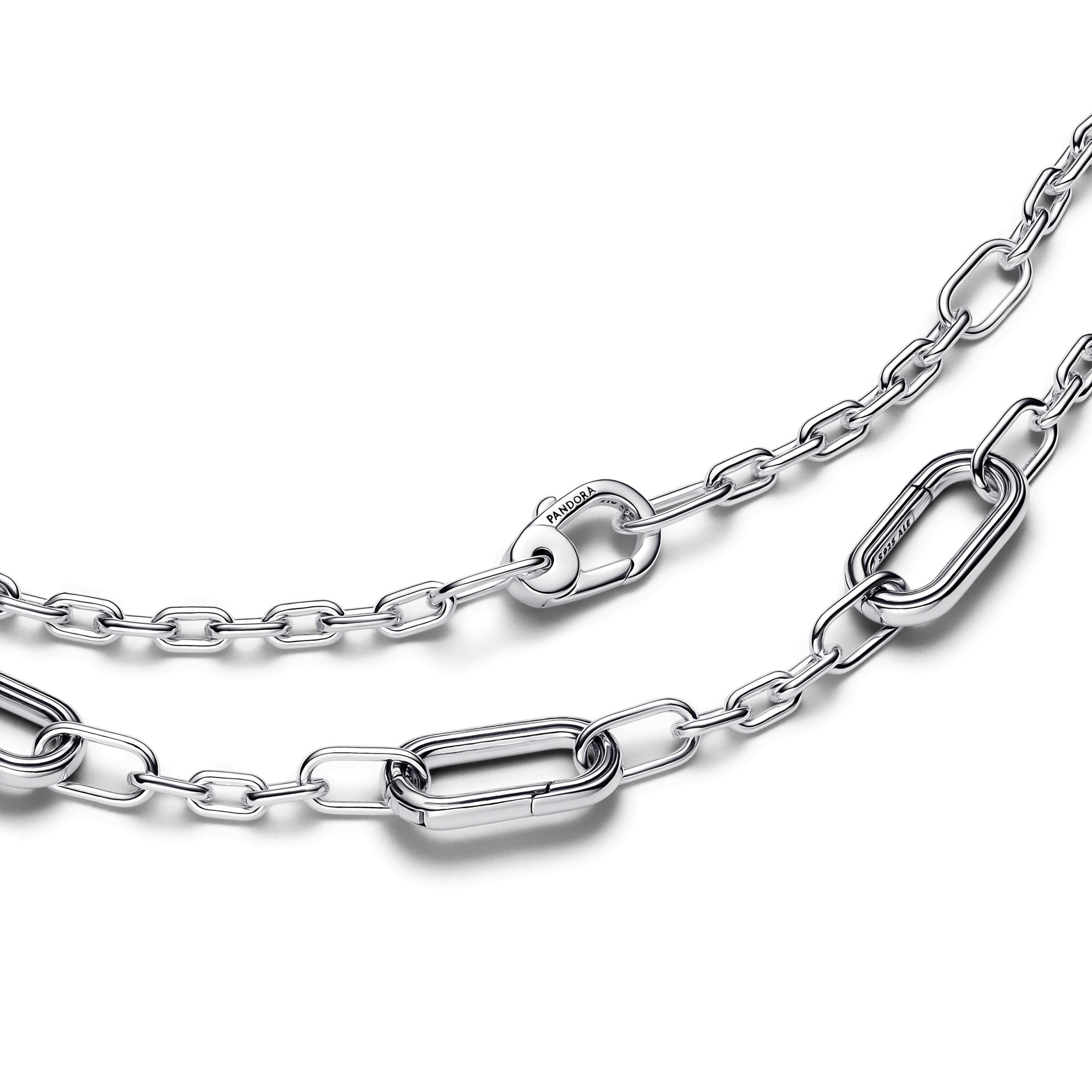 Pandora ME - Fünf Glieder Kette Halskette - Sterling Silber - 45 cm – Ansicht 2