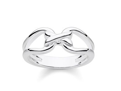 Silberfarbener Ring von Thomas Sabo TR2236-001-21-52 in Größe 52 mit modernem, verspieltem Design und elegantem Look. Ideal für everyday styles und besondere Anlässe.