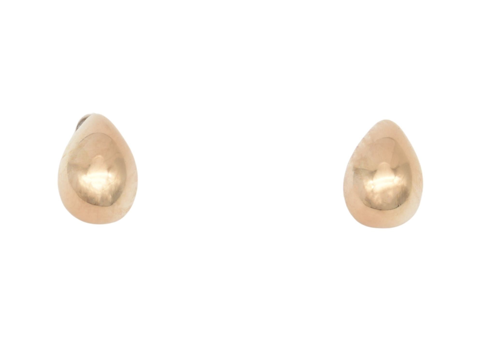 Ohrring kleiner Tropfen Ohrstecker - Sterling Silber Roségold Vergoldung