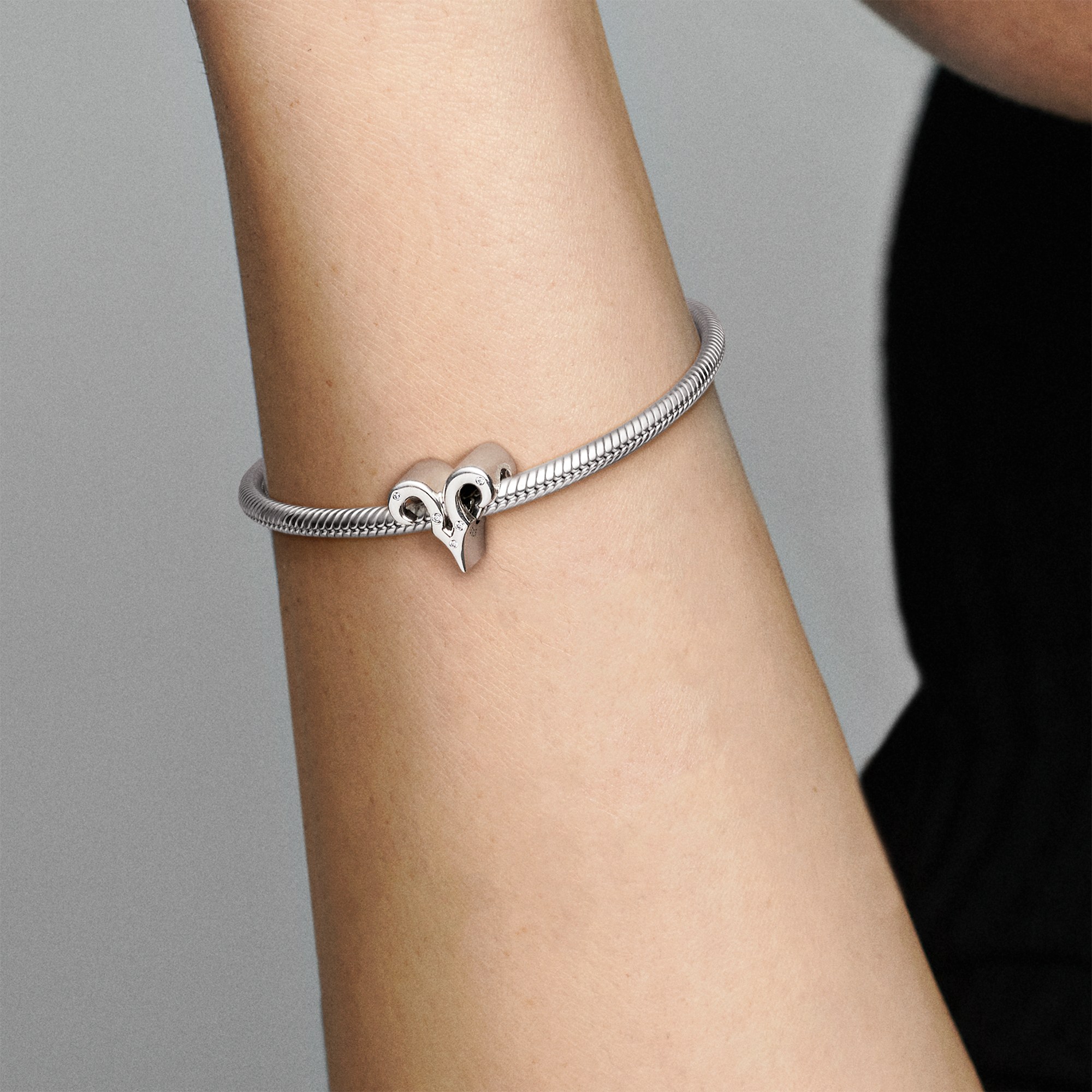 Pandora Sternzeichen - Aries - Widder Sterling Silber Charm + Zirkonia – Ansicht 3