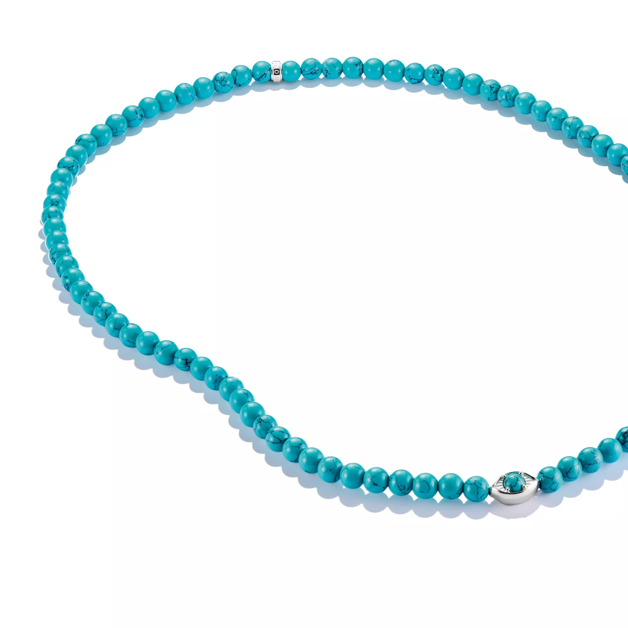 Thomas Sabo ELYNDRA Kette 55 cm - Sterling Silber & imit. Türkis - Türkis – Ansicht 3