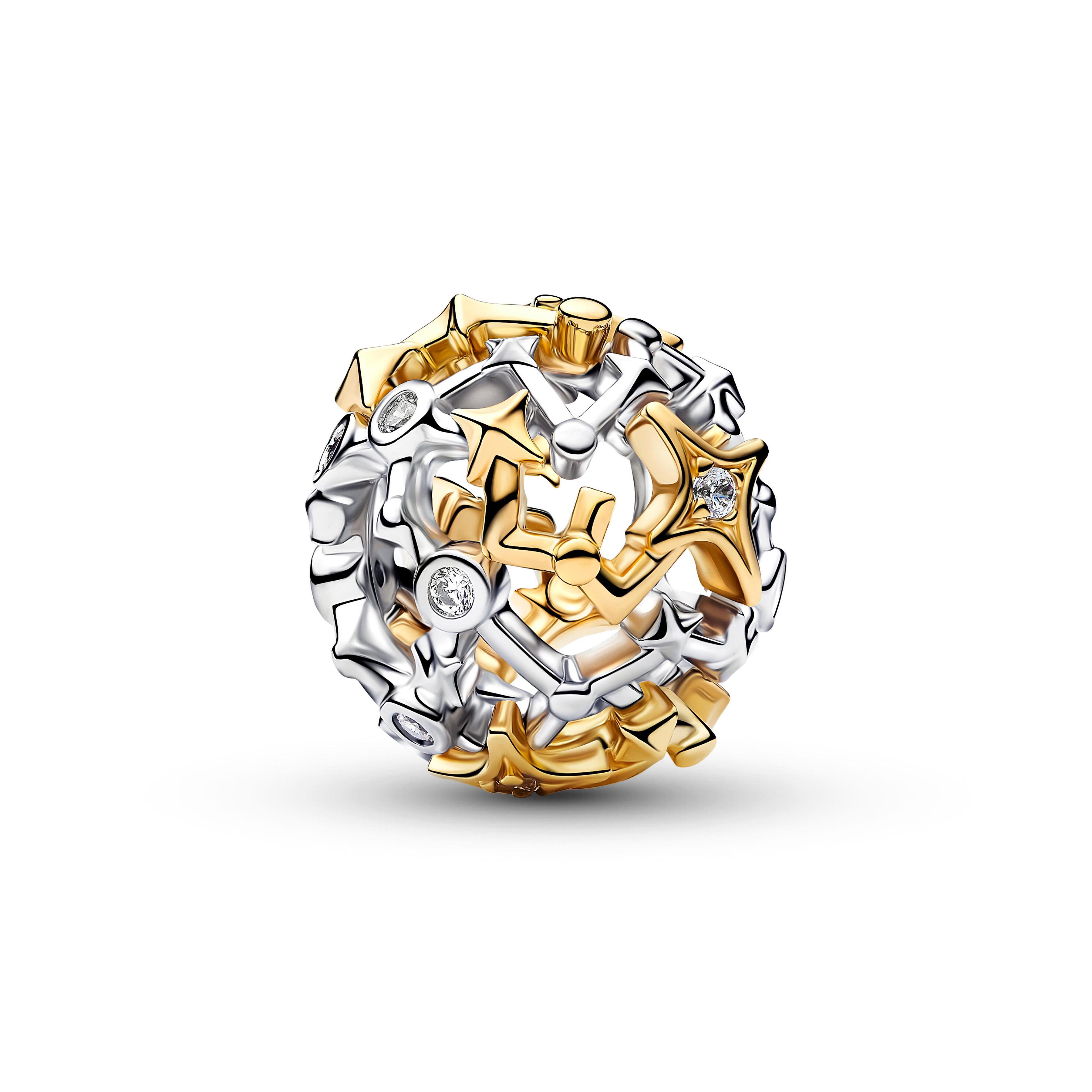 Pandora Moments - Charm Sternbild - Sterling Silber bicolor - 765042C01