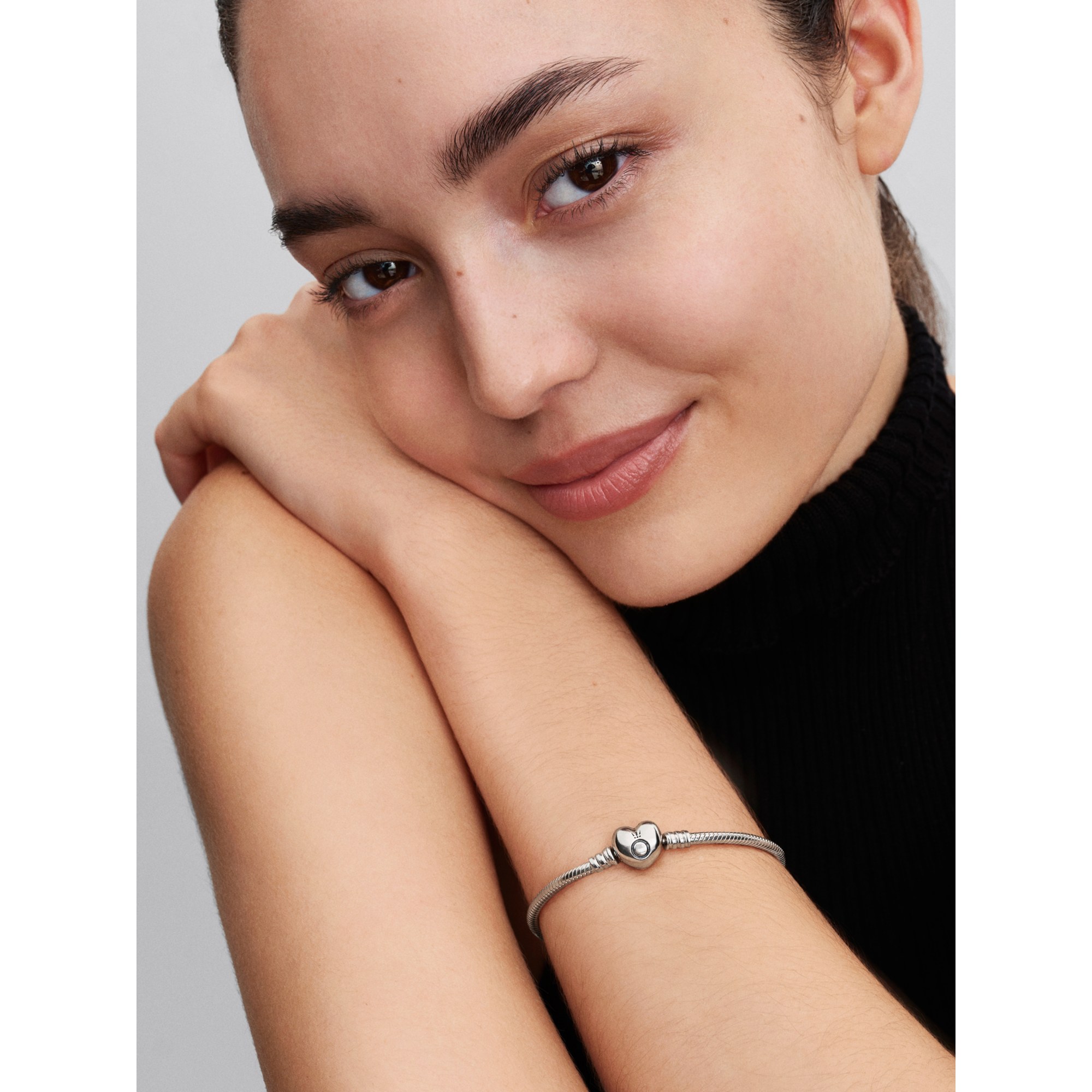 Pandora Armband - Silber HERZ - Verschluss – Ansicht 3