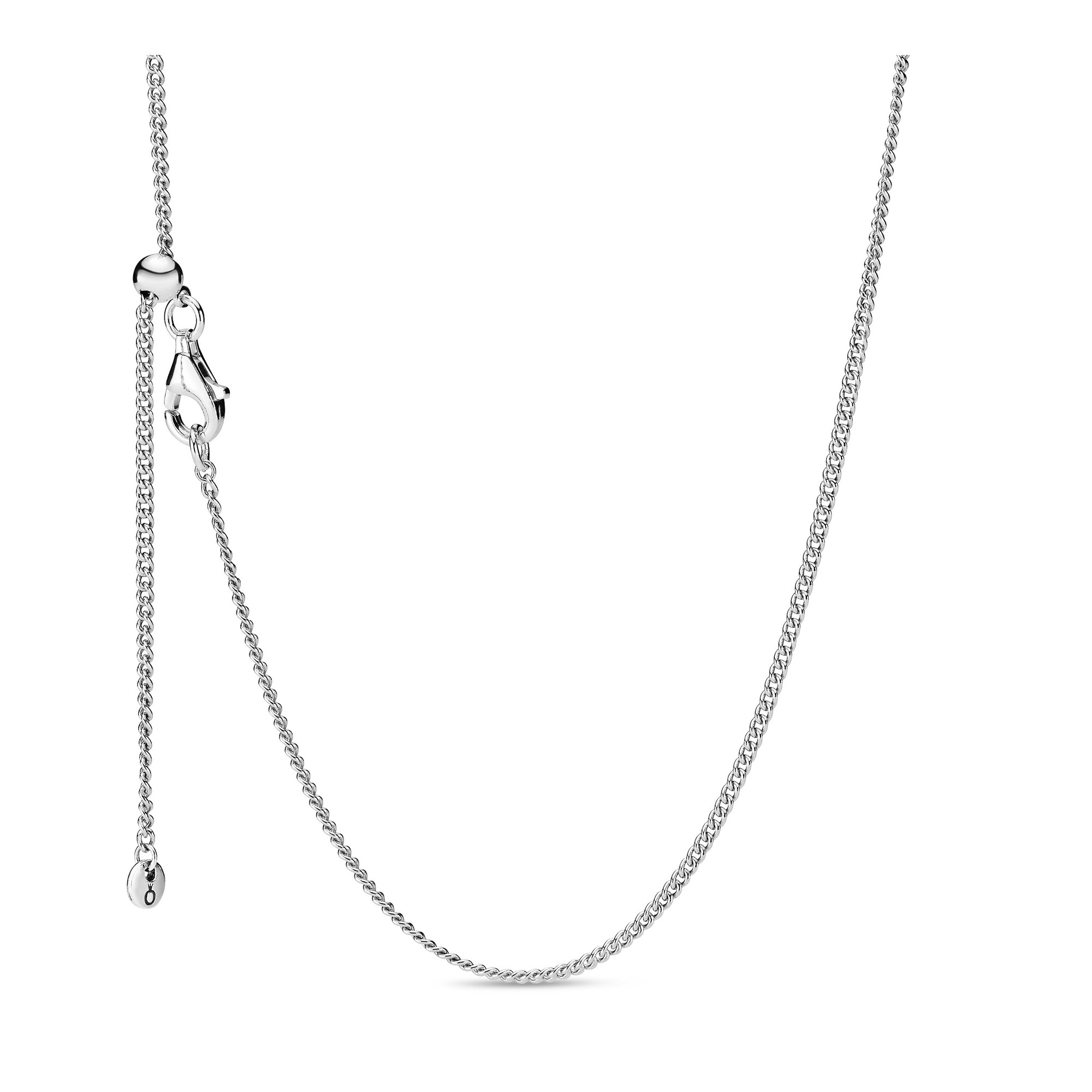 Pandora Sterling - Sterling Silber Halskette + Schiebeverschluss - 60 cm