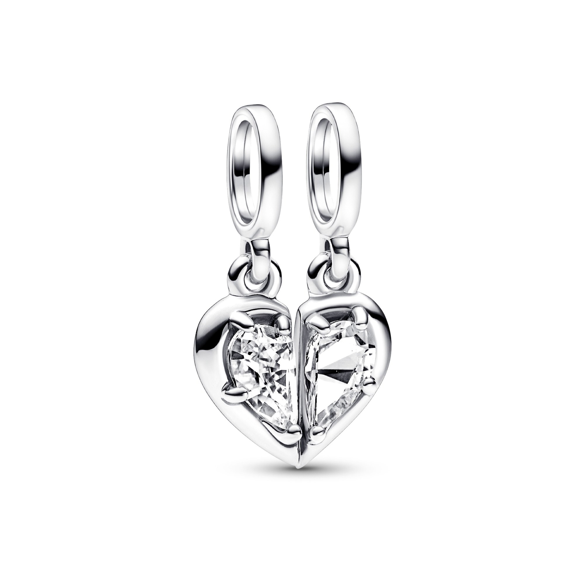 Pandora Teilbarer Mutter & Tochter Charm-Anhänger - Sterling Silber