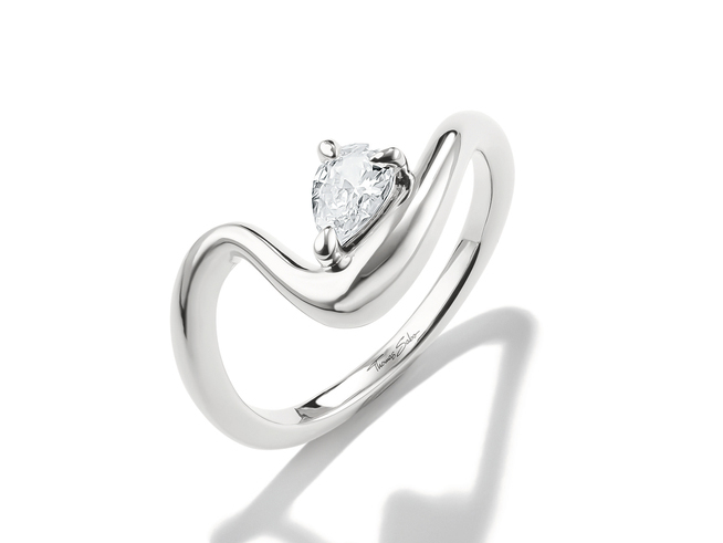 Thomas Sabo Fluid Elegance - TR2543-051-14-60 - Ring Gr. 60 - Sterling Silber recy. & Zirkonia