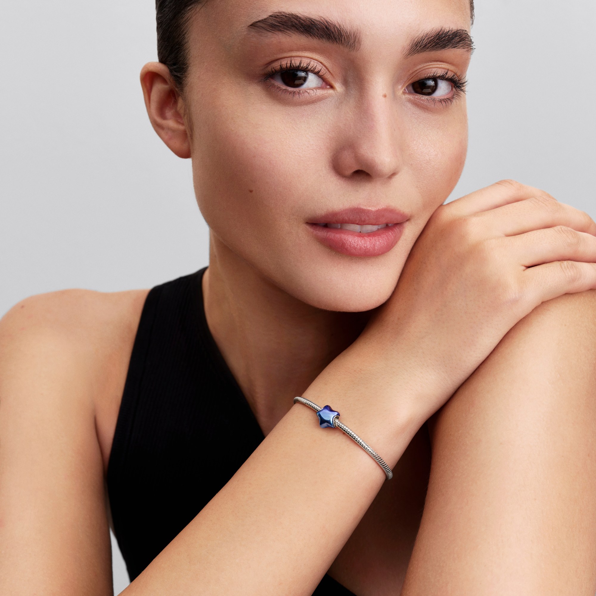 Pandora Blauer Stern - Charm - Silber - Emaille - Blau – Ansicht 5