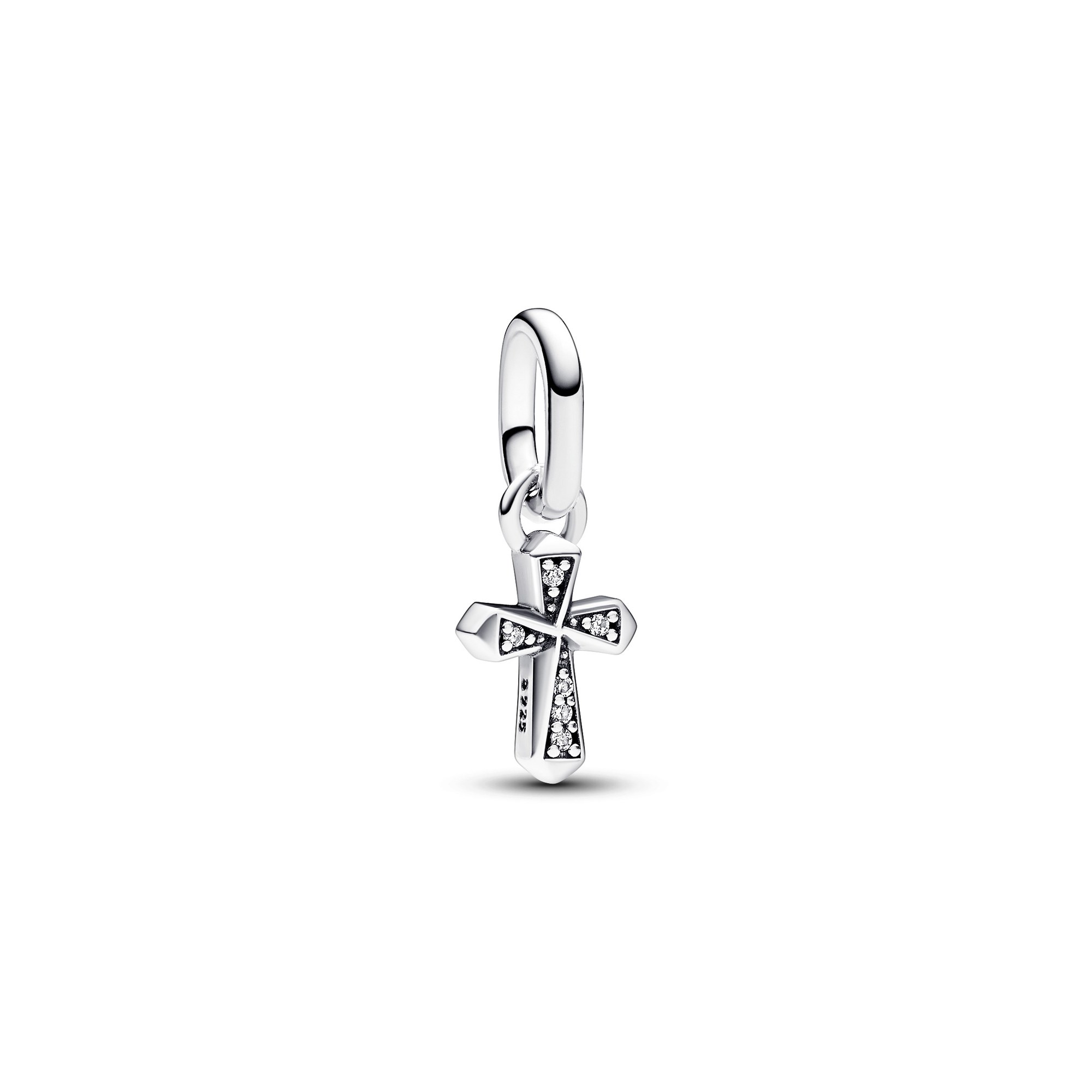 Pandora ME Charms - Sparkling Cross Mini-Anhänger-Charm - Sterling Silber - Zirkonia