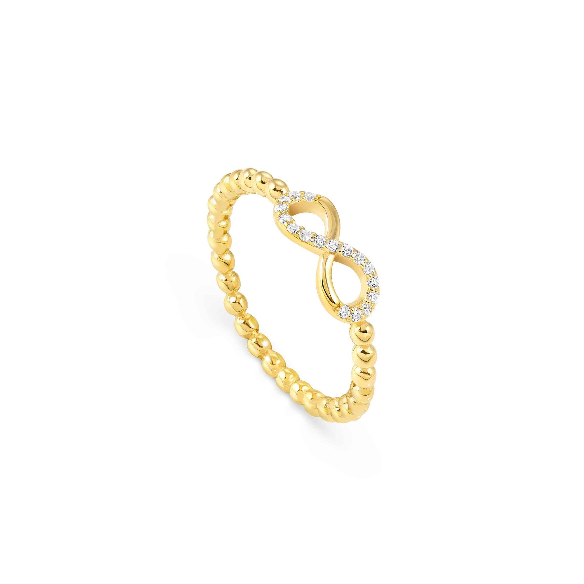 Nomination LoveCloud - Ring - Infinity - Sterling Silber mit Goldauflage - Gr. 13