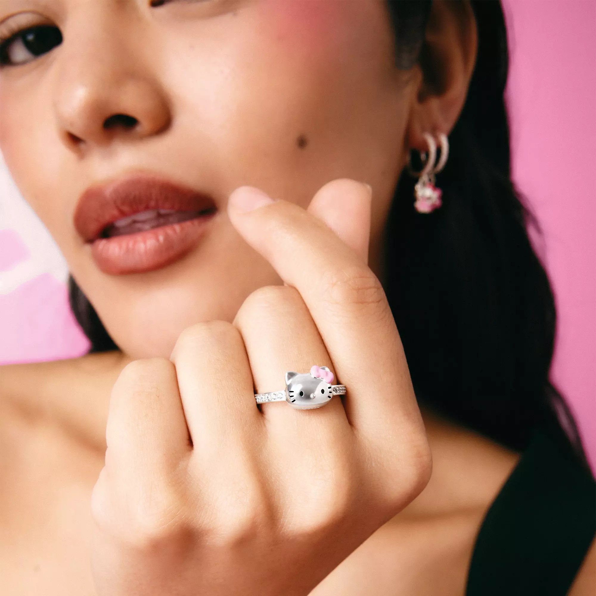 Thomas Sabo Hello Kitty - Ring - versilbert & Emaille – Ansicht 4