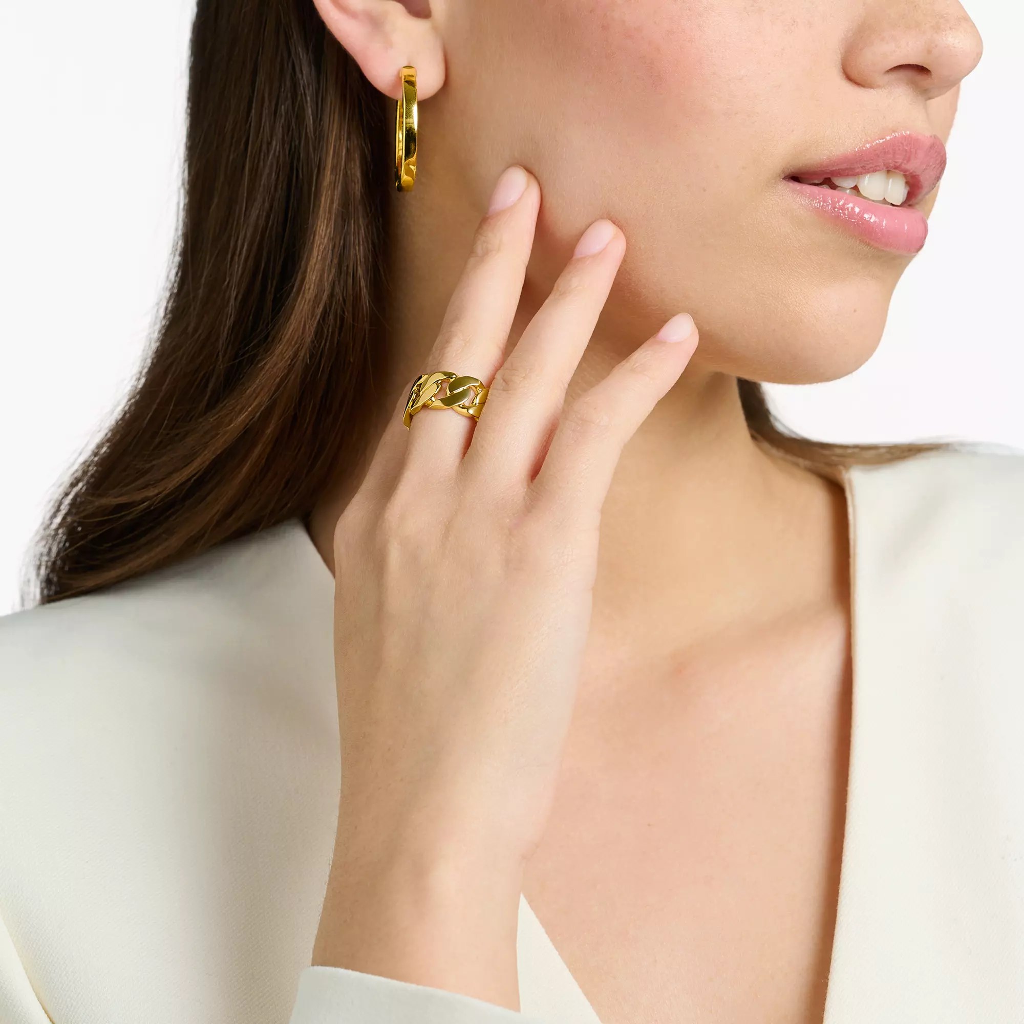 Thomas Sabo Ring - Sterling Silber verg. Gelbgold – Ansicht 2