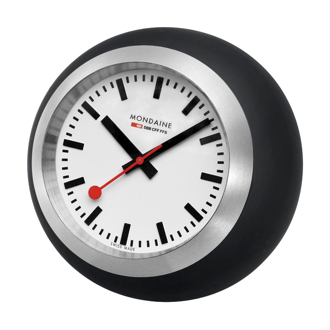 Mondaine Tischuhr Schwarz - Clocks - 6 cm – Ansicht 5