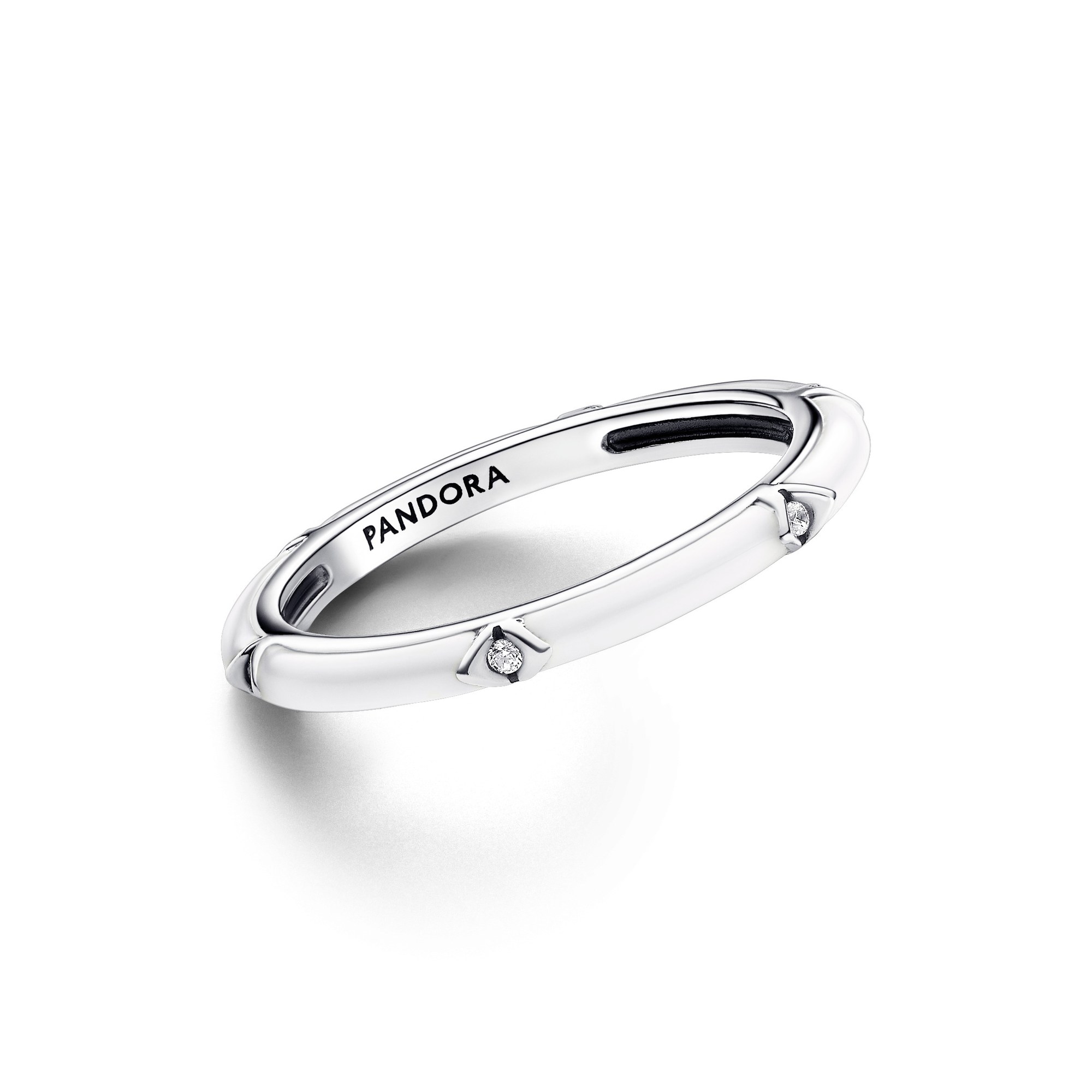 Pandora Me - Steine & Emaille Ring - Sterling Silber - Zirkonia Weiß Ansicht 2 – Ansicht 2