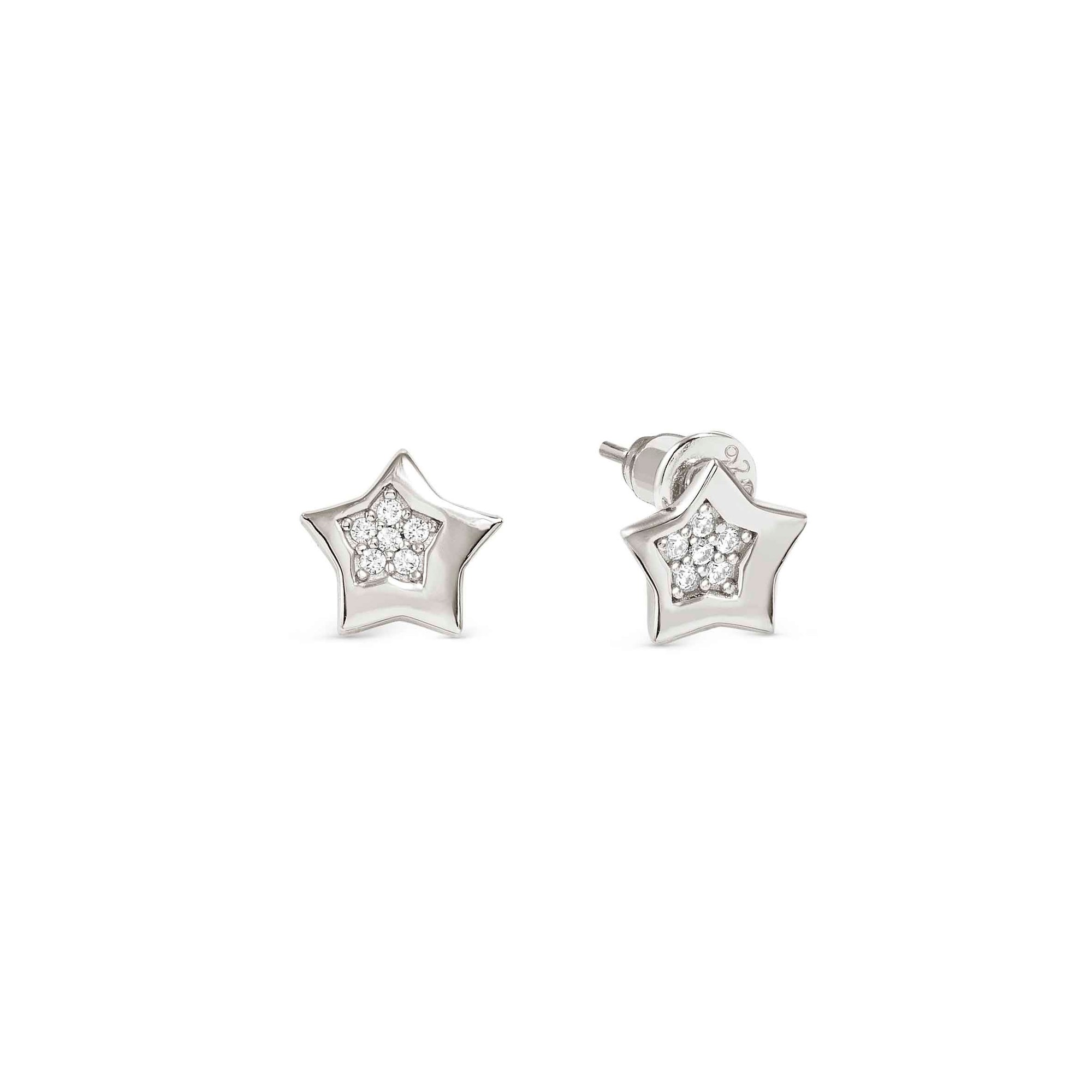 Nomination Petit Sparkle - Sterling Silber Ohrstecker - Stern - Zirkonia – Ansicht 2