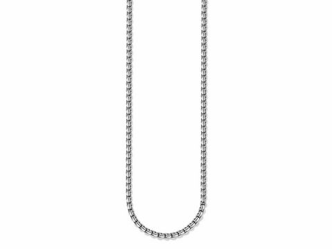 Silberne Kette von Thomas Sabo, Modell KE1108-001-12-L70, ca. 70 cm lang, ohne Anhänger, schlichte und elegante Gestaltung, ideal für vielfältige Kombinationen.