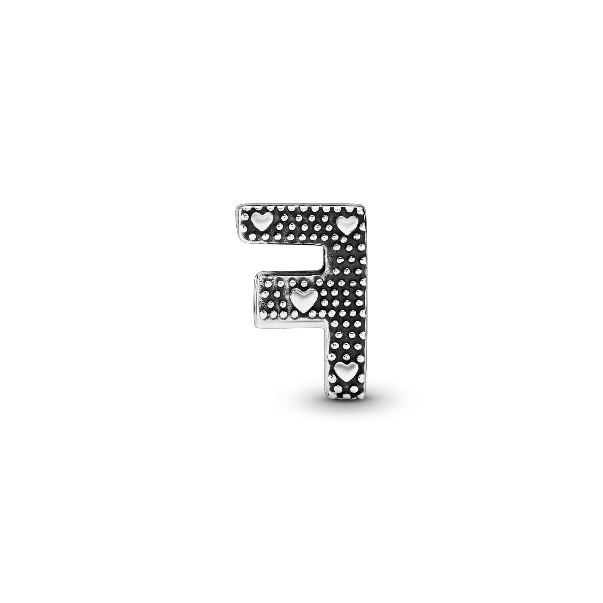 PANDORA Charm - Buchstabe F - Letter F - 925 Sterling Silber – Ansicht 3