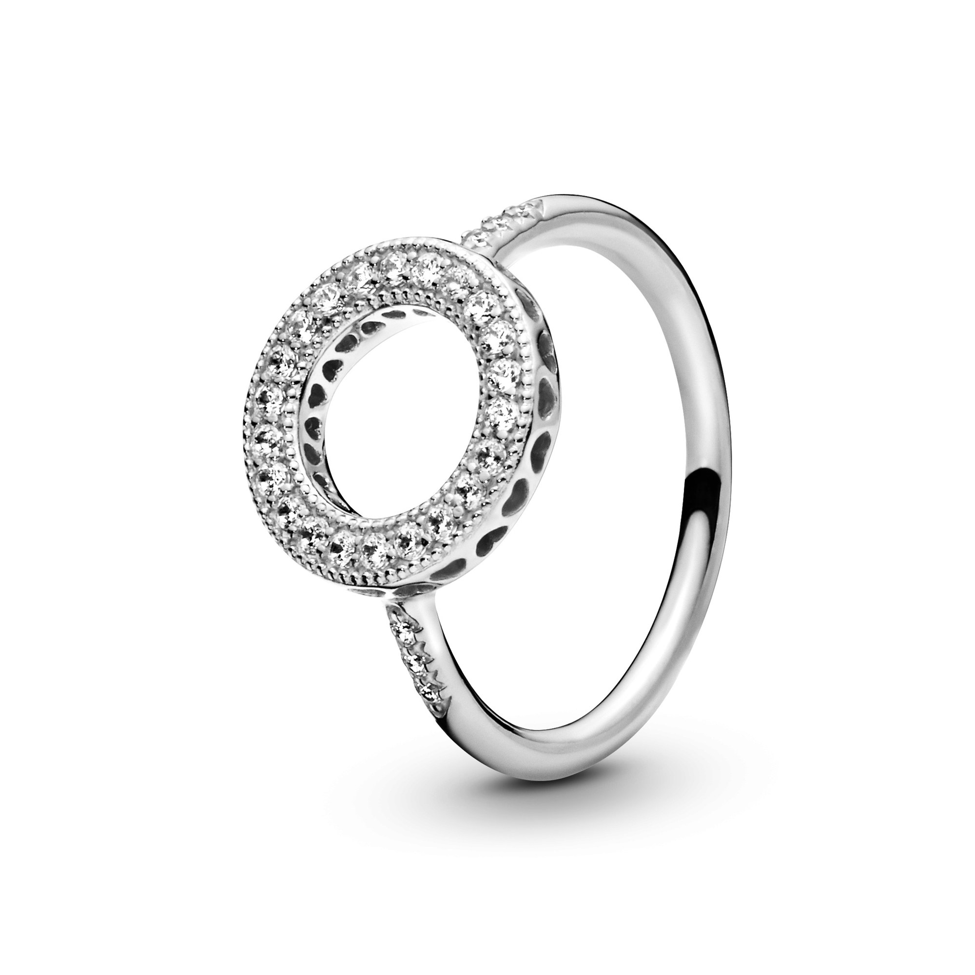 Pandora Funkelnder Strahlenkranz Ring - Sterling Silber - Zirkonia