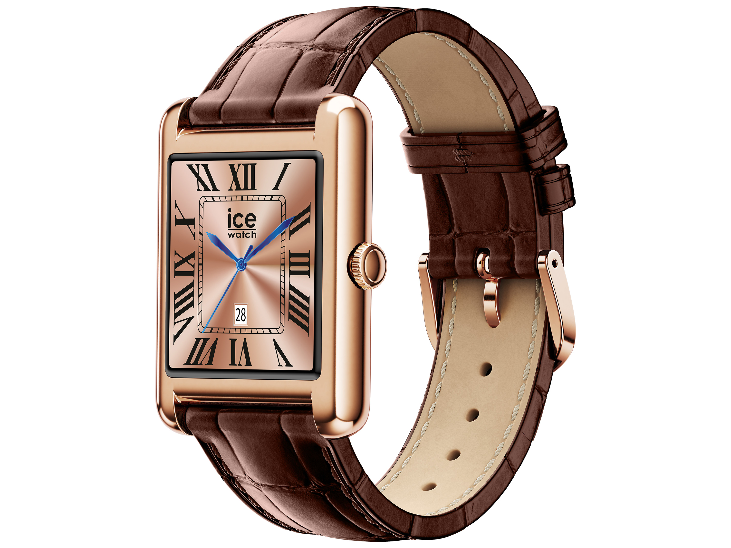ICE Watch Uhr 025382 - ICE smart TKS 2.0 Roségold Braun Kroko - 1.41 Zoll