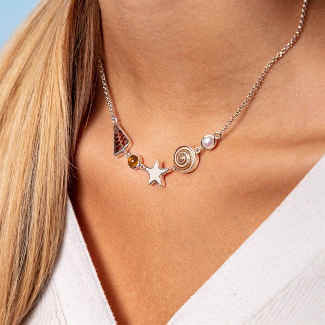 DUR Kette Strandrausch 2.0 - Sterling Silber - 40cm, 42cm, 45cm – Ansicht 3