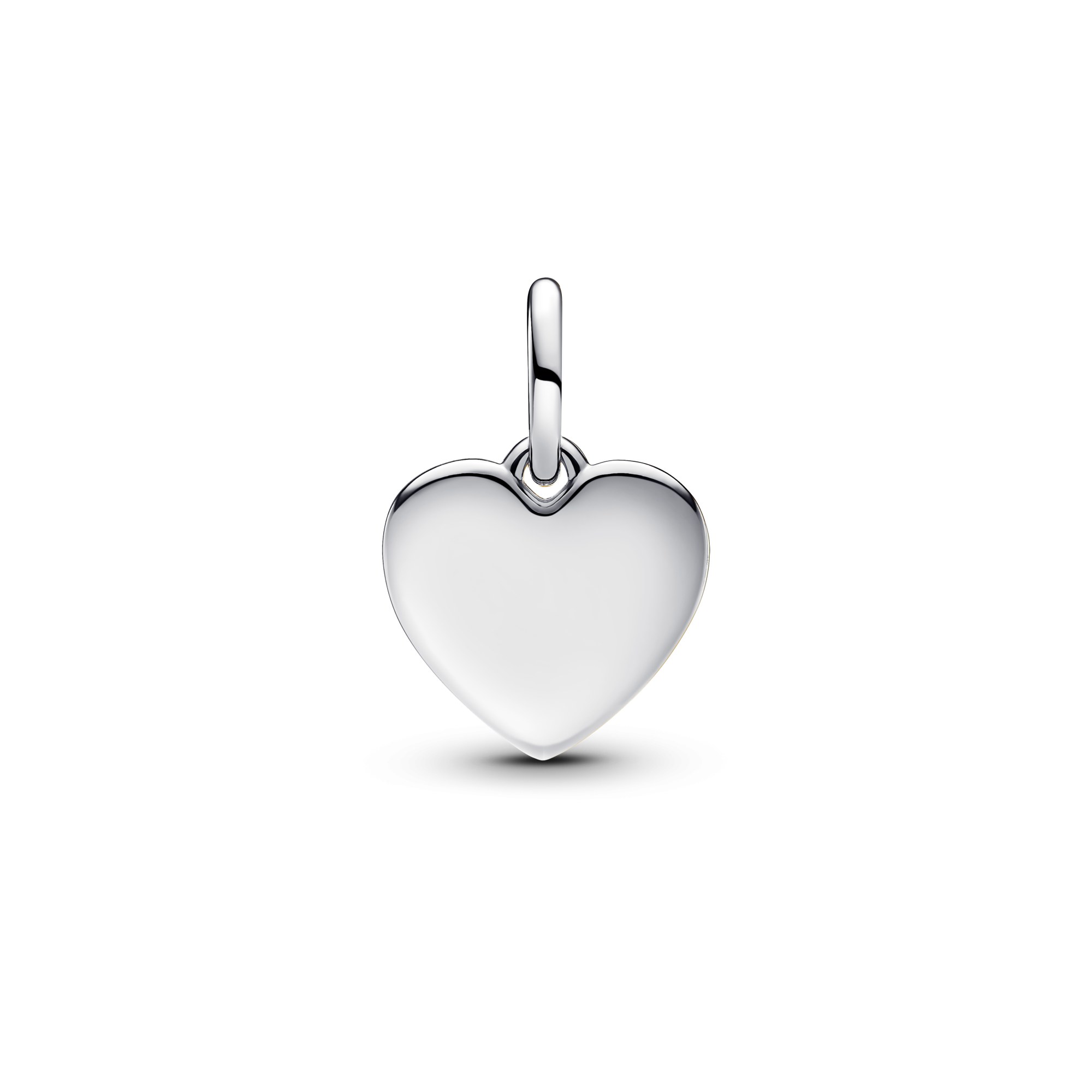 Pandora charm Liebesherzanhänger aus Silber mit klarem Zirkonia – Ansicht 5
