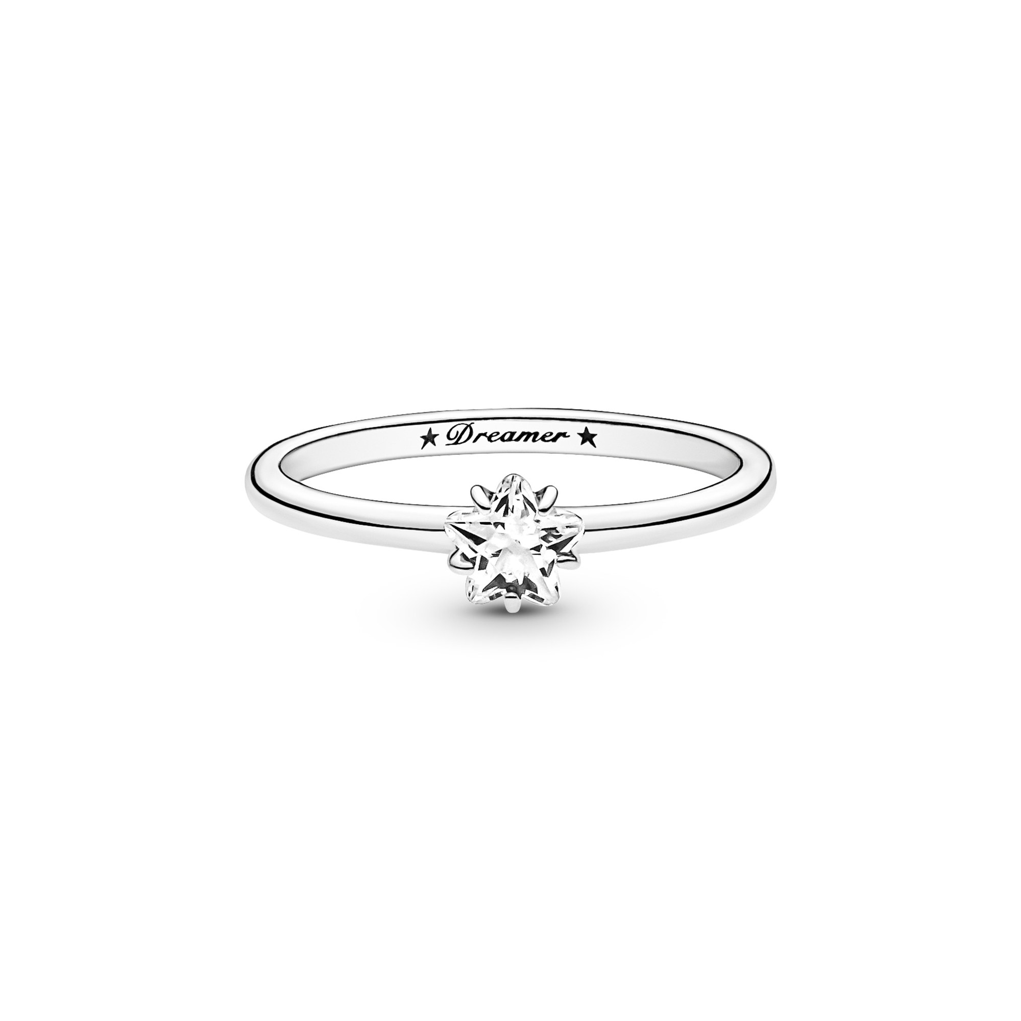 Pandora Ring - Himmlischer funkelnder Stern Solitaire - Sterling Silber - Zirkonia - klar Ansicht 2 – Ansicht 2