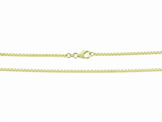 Venezianerkette in Gold 333 mit einer Länge von 45 cm, trendiges Design, hochwertig verarbeitet, Juwelier Harnisch, ideal für eleganten Schmuck.