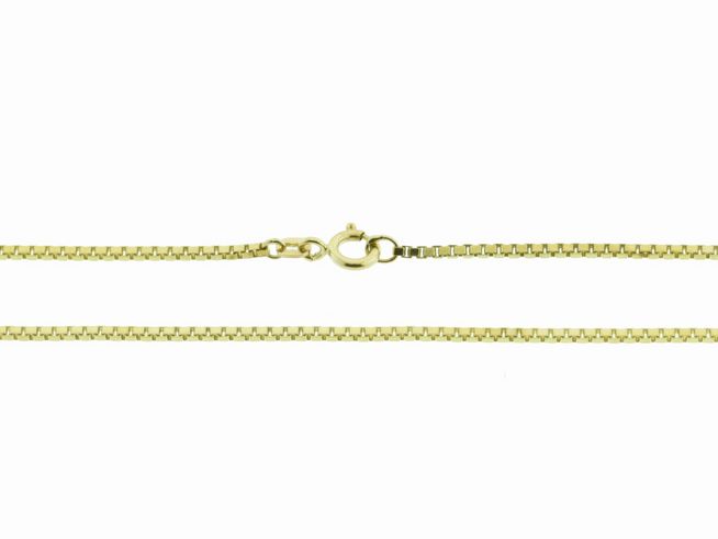 Venezianerkette aus Gold 333 mit einer Länge von 52,5 cm, modisches Design, hochwertig verarbeitet von Juwelier Harnisch, ideal als elegantes Schmuckstück für jeden Anlass.