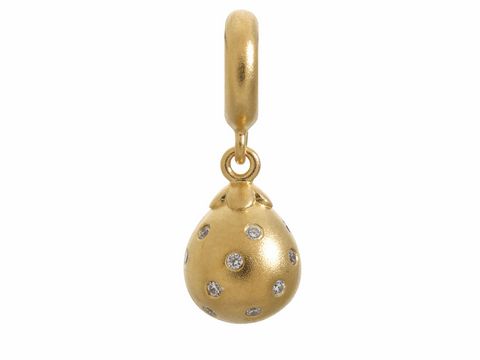 Gelbgold Anhänger in Tropfenform mit funkelnden Zirkonia, passend zu Endless 53850-1 White Star Drop, ideal für individuelle Schmuckkombinationen.