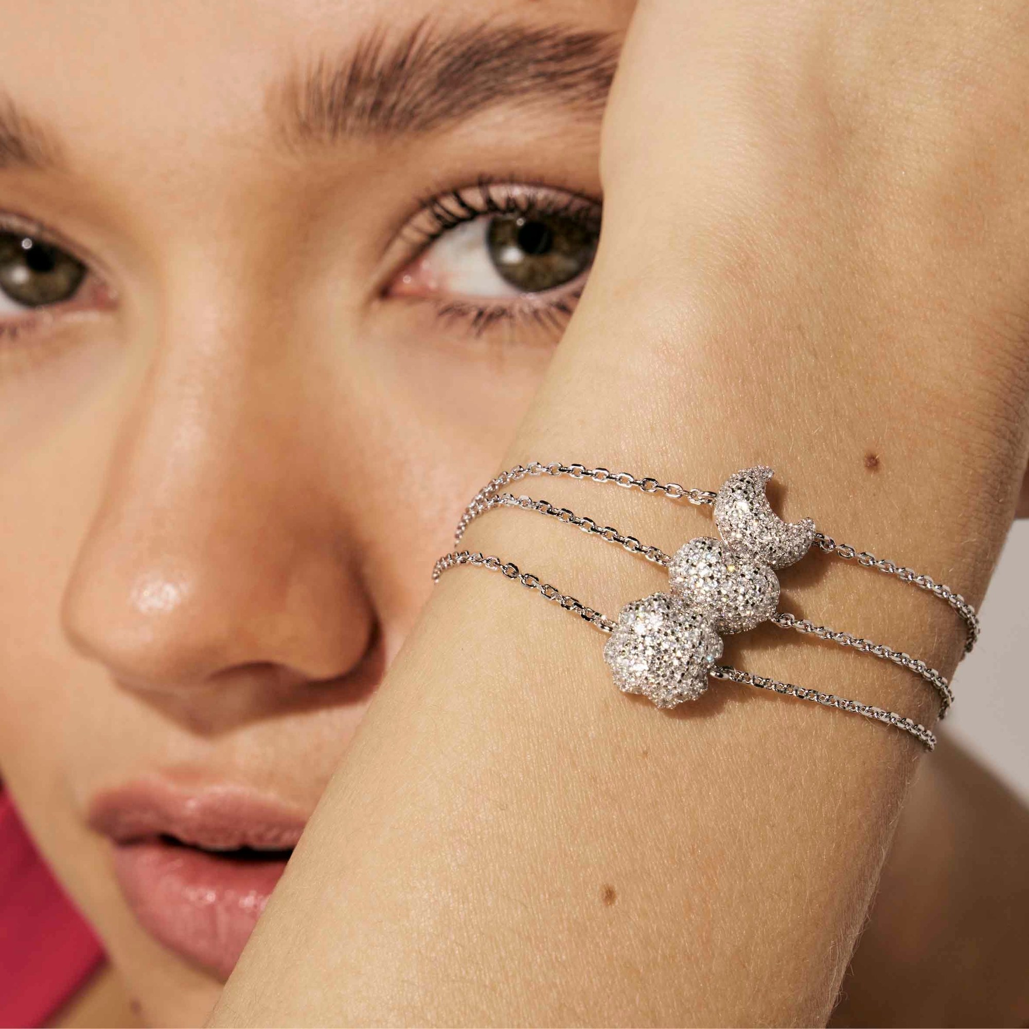 Nomination LIFEPOETRY Armband aus Sterling Silber & Zirkonia - Kleeblatt - rhodiniert – Ansicht 3