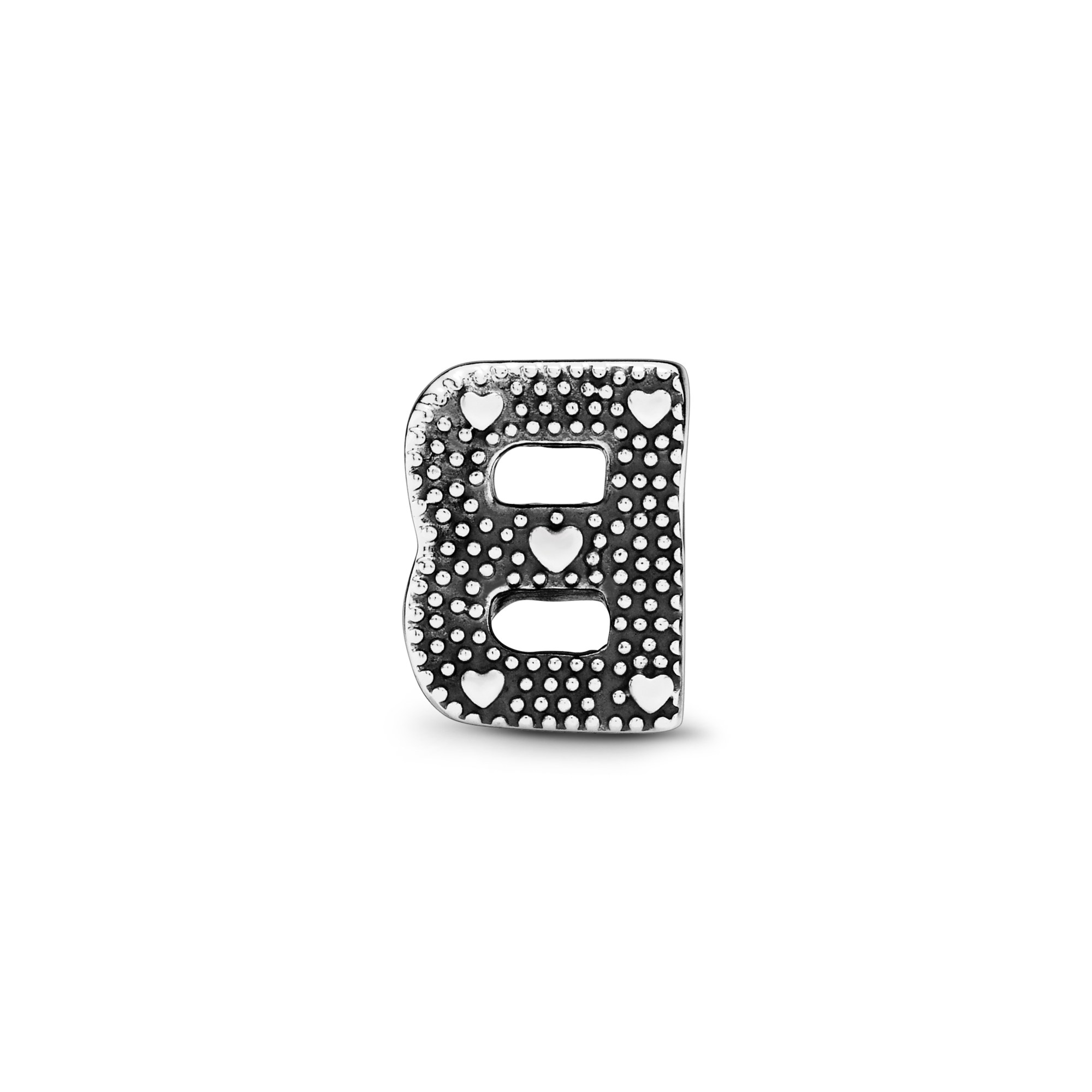 PANDORA Charm - Buchstabe B - Letter B - 925 Sterling Silber – Ansicht 3
