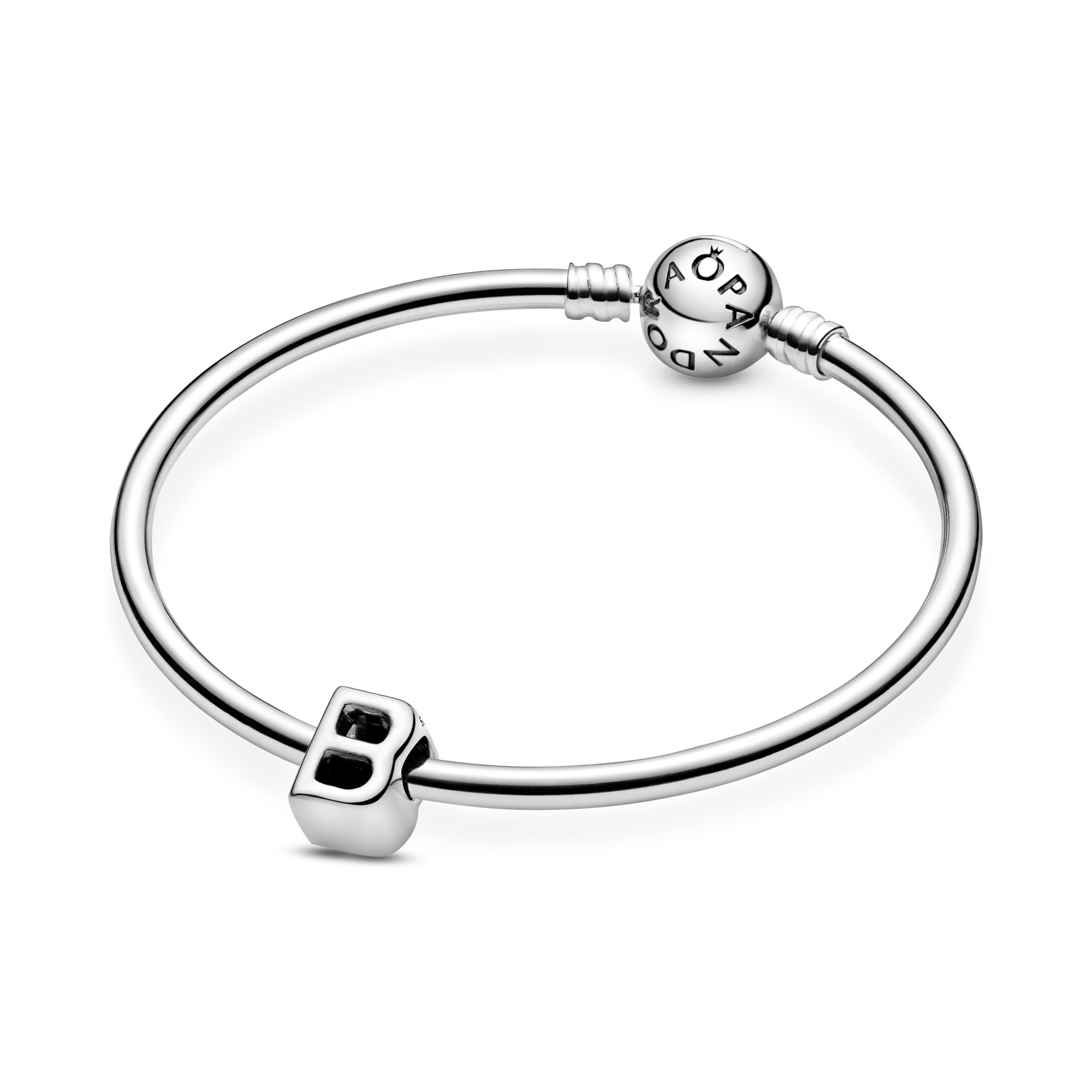 PANDORA Charm - Buchstabe B - Letter B - 925 Sterling Silber – Ansicht 5