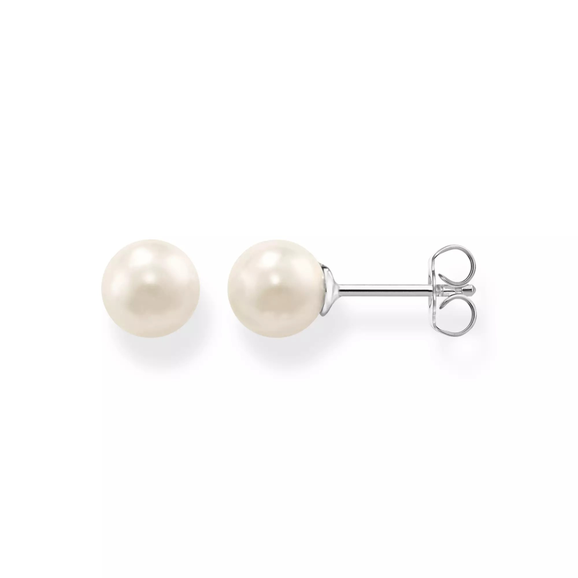 Thomas Sabo Ohrstecker Perle silber