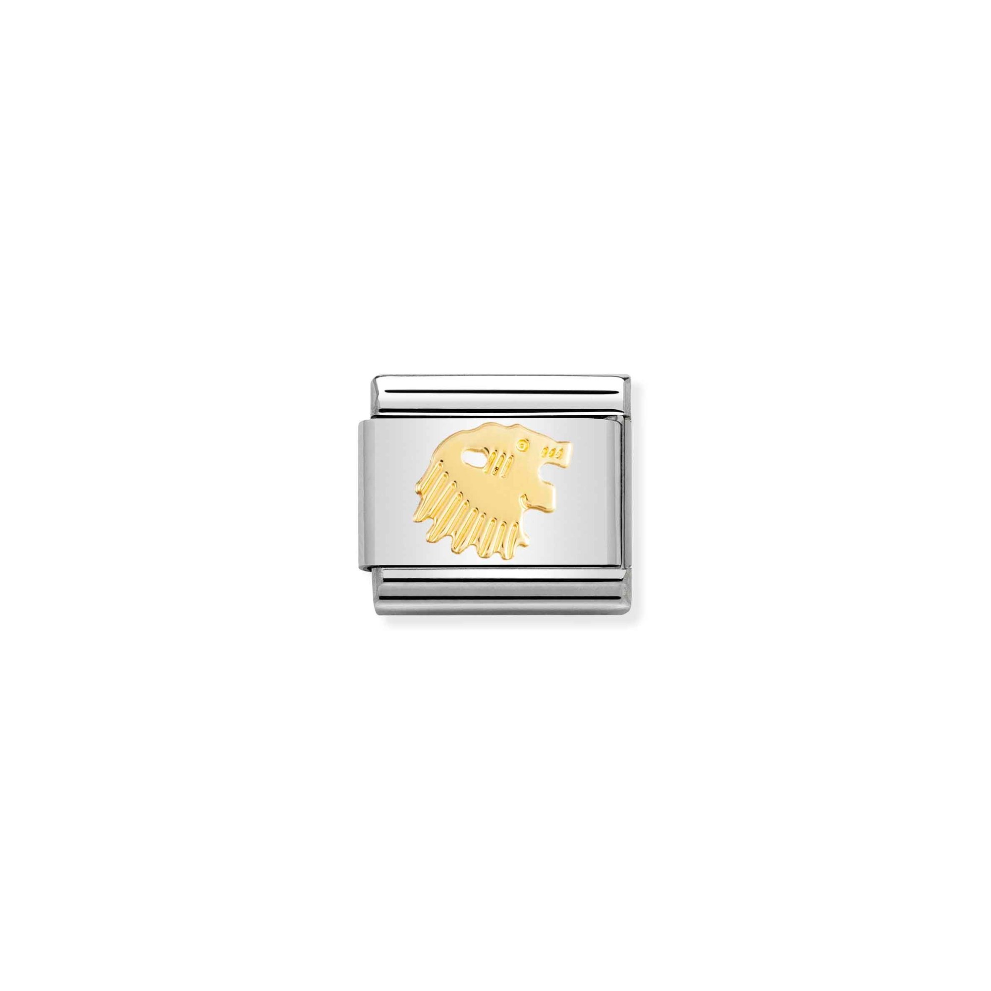 Nomination Composable Classic Charm Sternzeichen Löwe - Edelstahl, Gelbgold