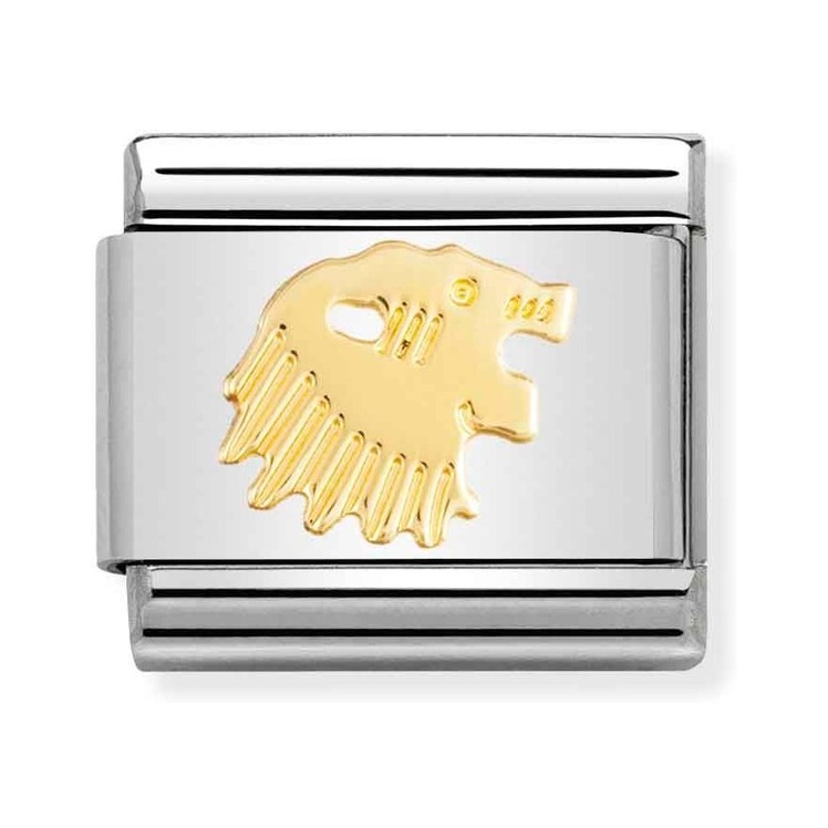 Nomination Composable Classic Charm Sternzeichen Löwe - Edelstahl, Gelbgold
