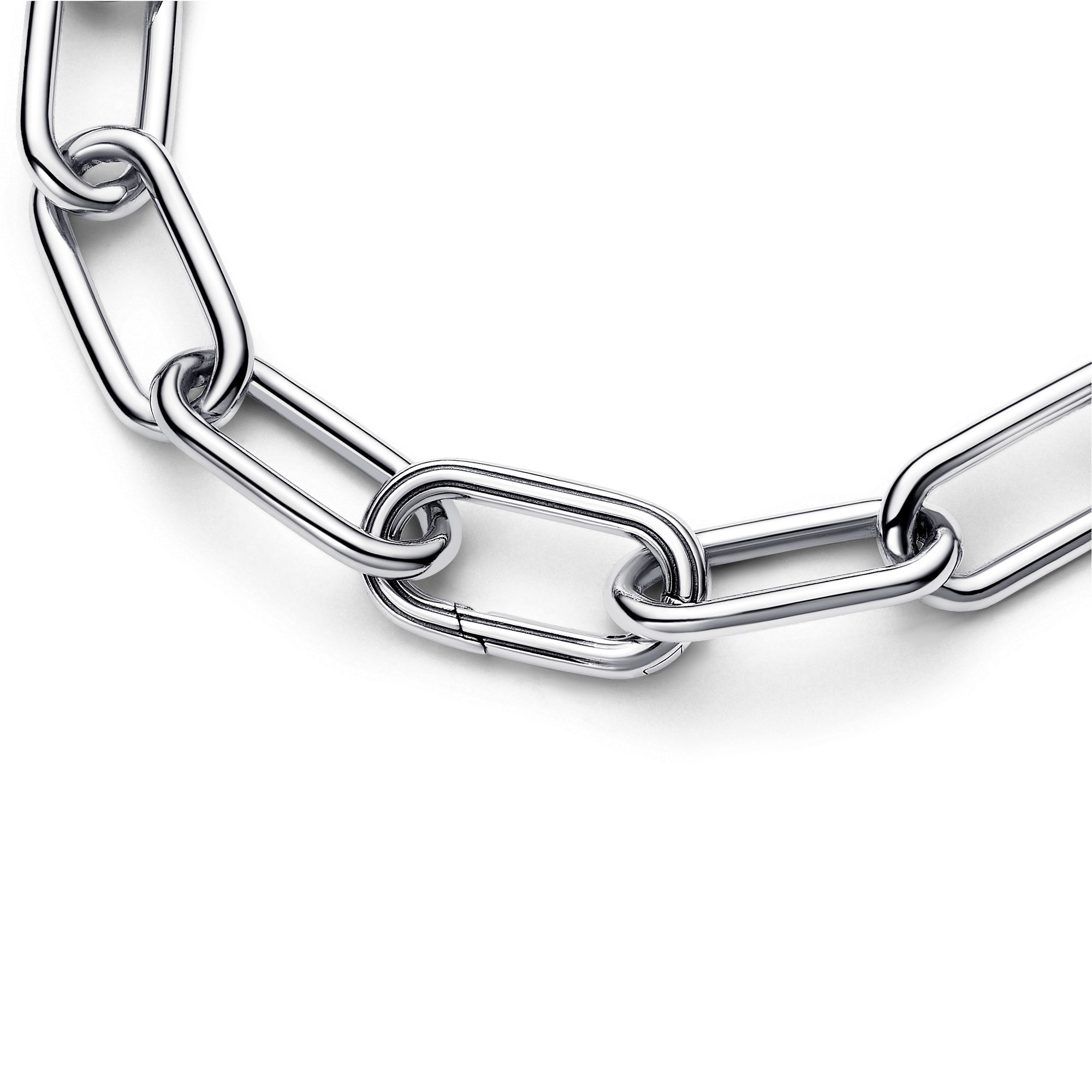 Pandora ME Link - rechteckig zu öffnen - Sterling Silber Ansicht 2 – Ansicht 2