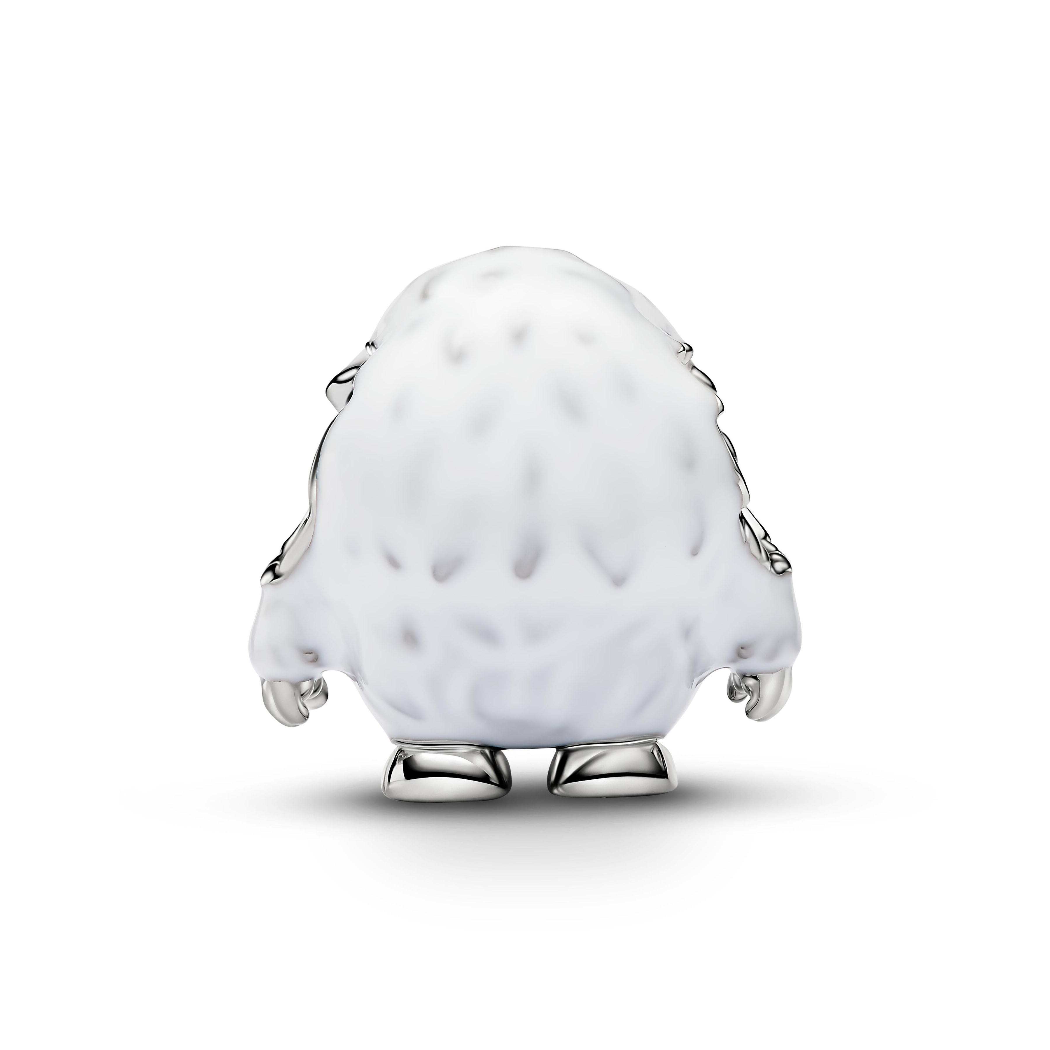 Pandora Moments - Charm Yeti - platiniert - Emaille + Zirkonia weiß – Ansicht 2
