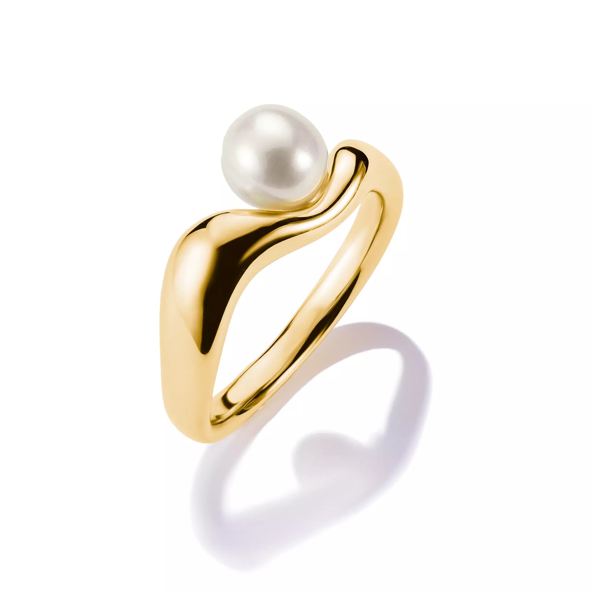 Thomas Sabo Ring - Zuchtperle - Bold Elegance - Silber vergoldet – Ansicht 2