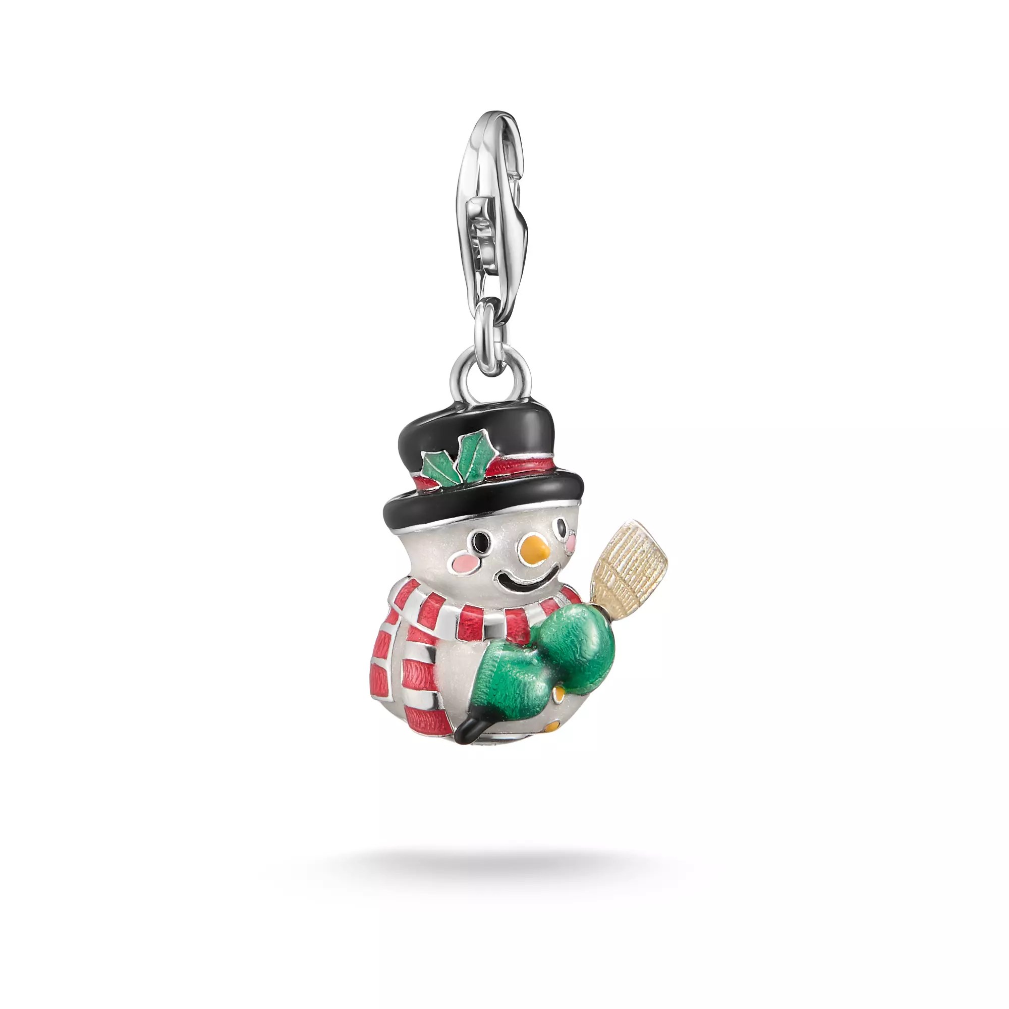 Thomas Sabo Schneemann Charm - Bunt - Silber + Emaille