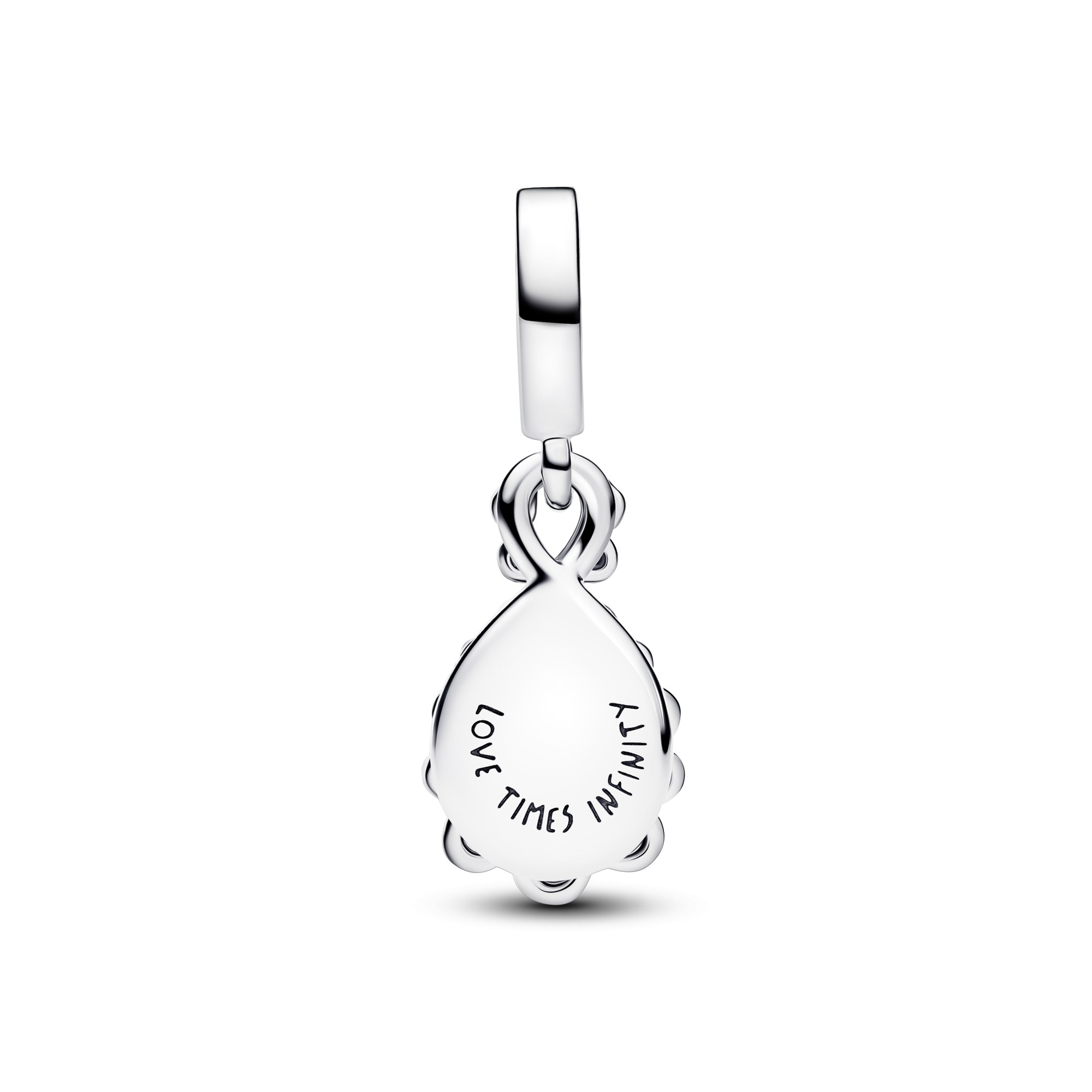 Pandora Schillernder Doppelter Unendlichkeits-Charm - Sterling Silber - Resin Zirkonia – Ansicht 3