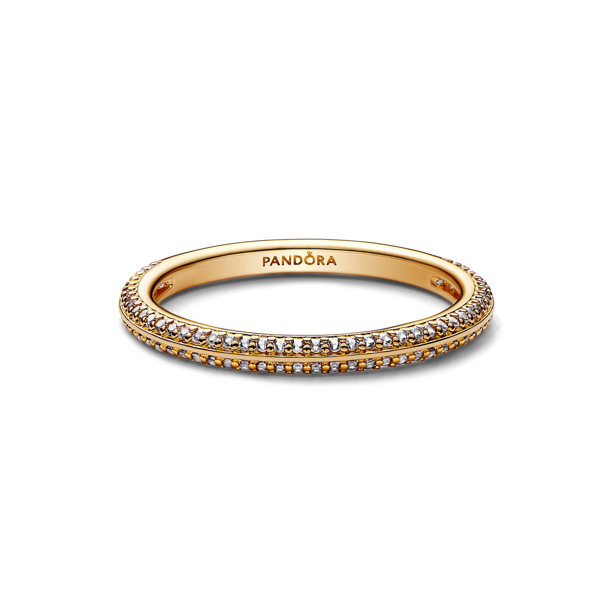 Pandora ME Ring - 585 Gelbgoldvergoldung + klarer Zirkonia - Klar – Ansicht 2