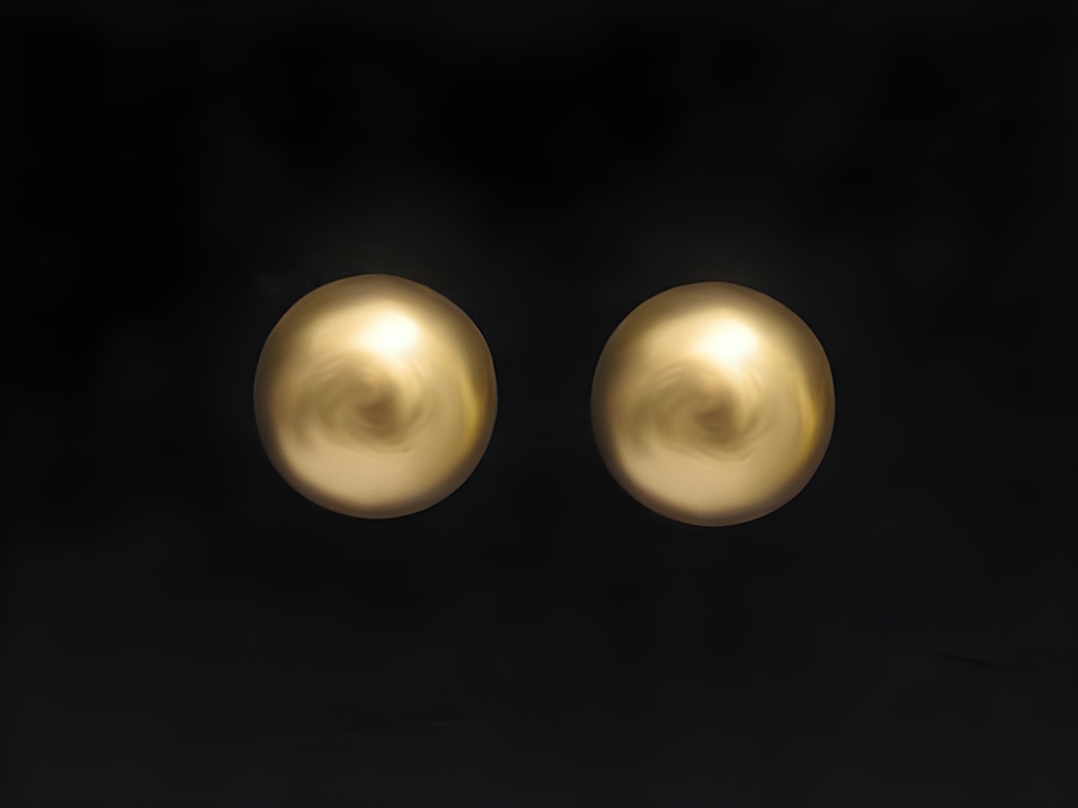 Schöner Gold 333 Kugel Ohrring Stecker poliert 5 mm von Juwelier Harnisch, elegante runde Form in glänzendem Goldton, ideal für jeden Anlass.