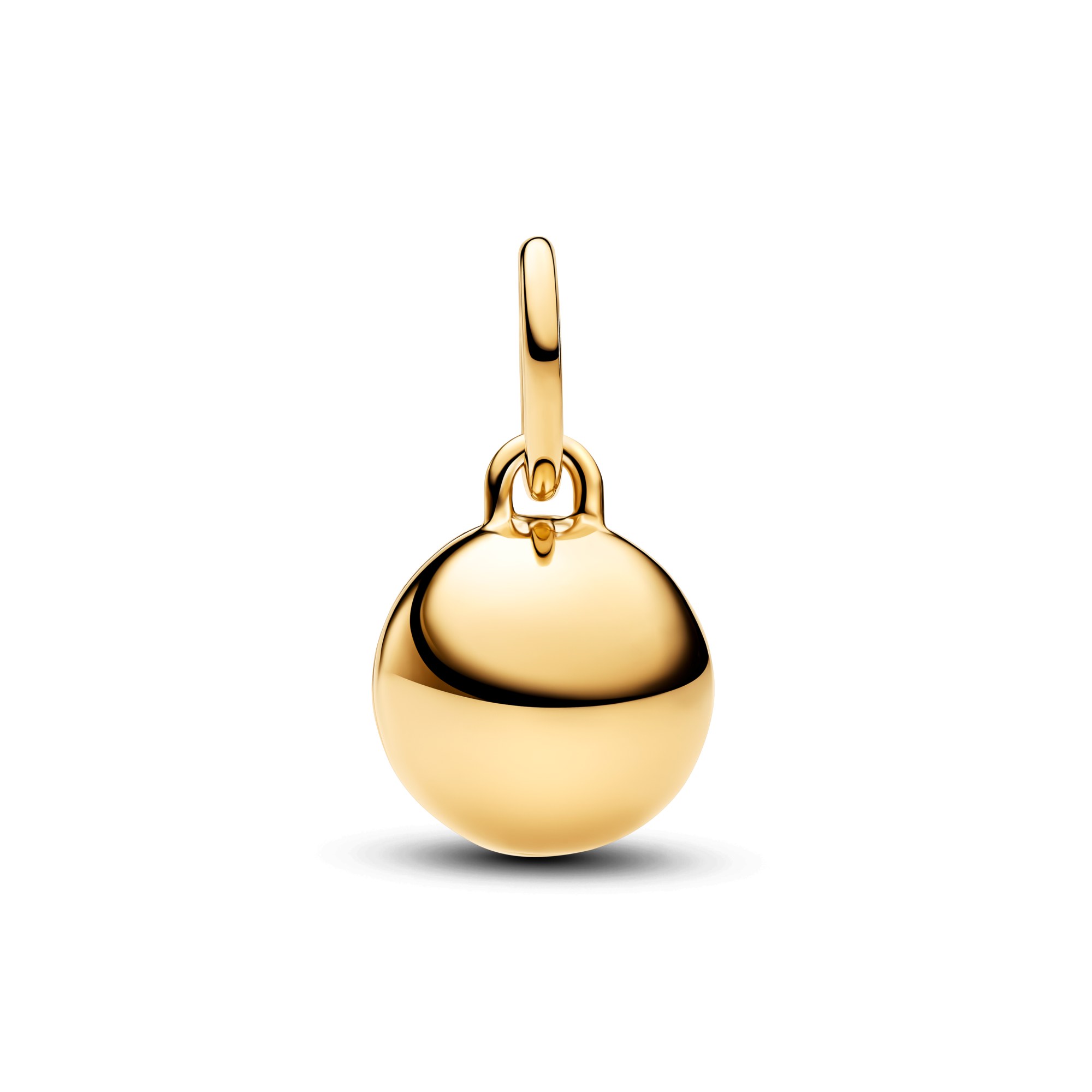 Pandora Mum Kugel zum öffnen Charm - Gelbgold Vergoldung - Emaille + Zirkonia – Ansicht 3