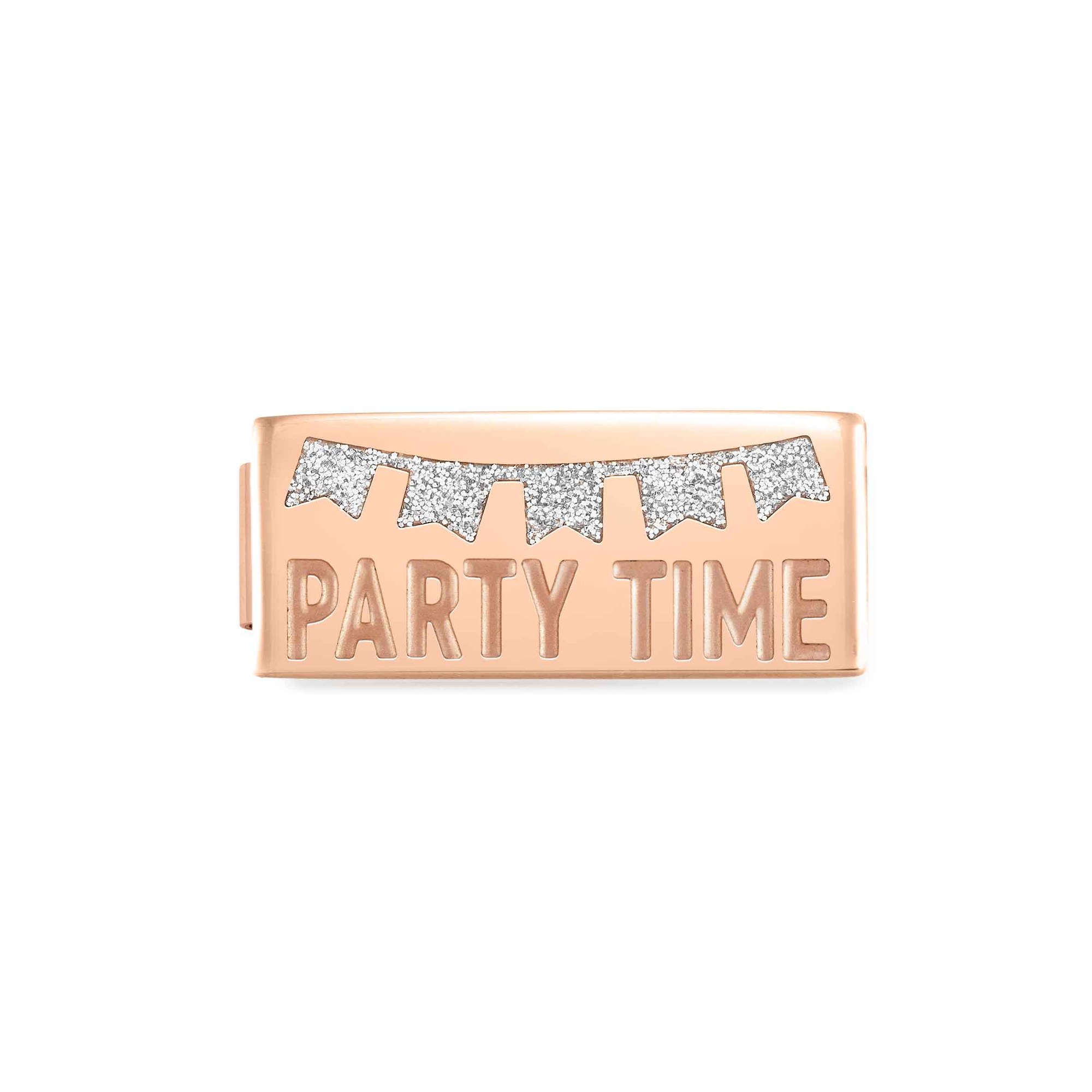 Nomination Classic GLAM Link Double Edelstahl mit Emaille Roségold - Party Time