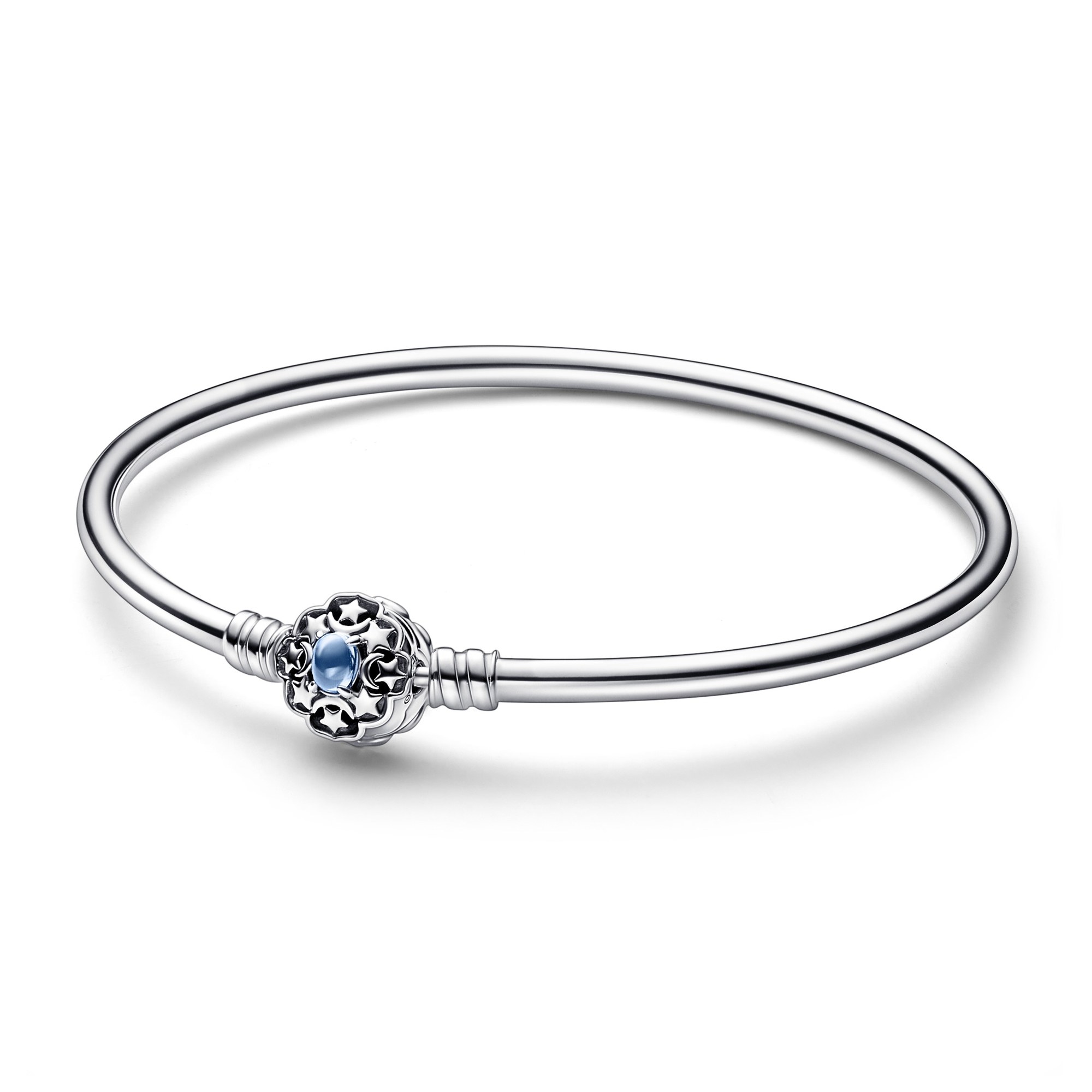 Pandora Disney - Armreifen - Pandora Disney Aladdin Prinzessin Jasmin Armreif - Sterling Silber - Kristall - Blau