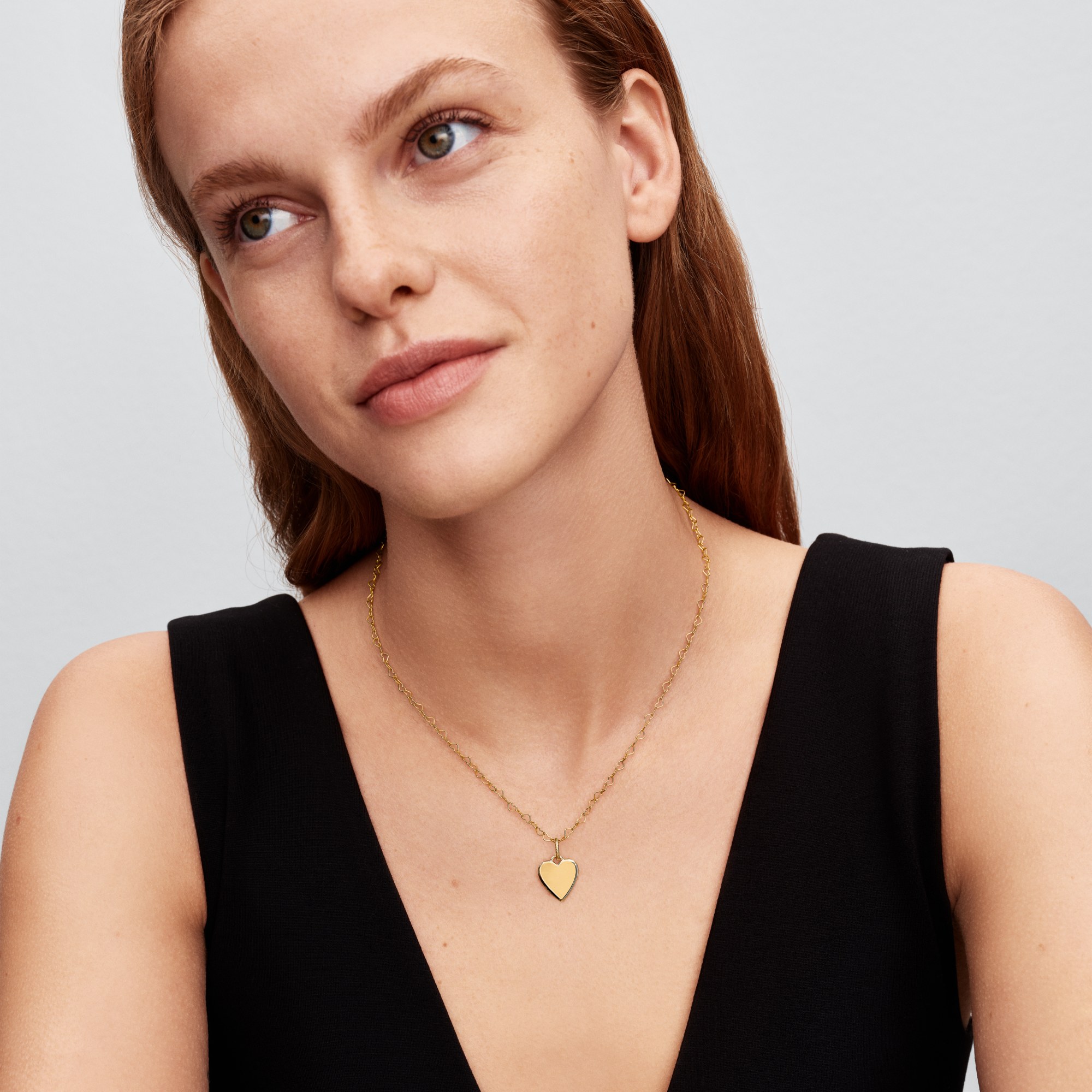 Pandora Herz Charm-Anhänger - Gelbgold Vergoldung – Ansicht 3