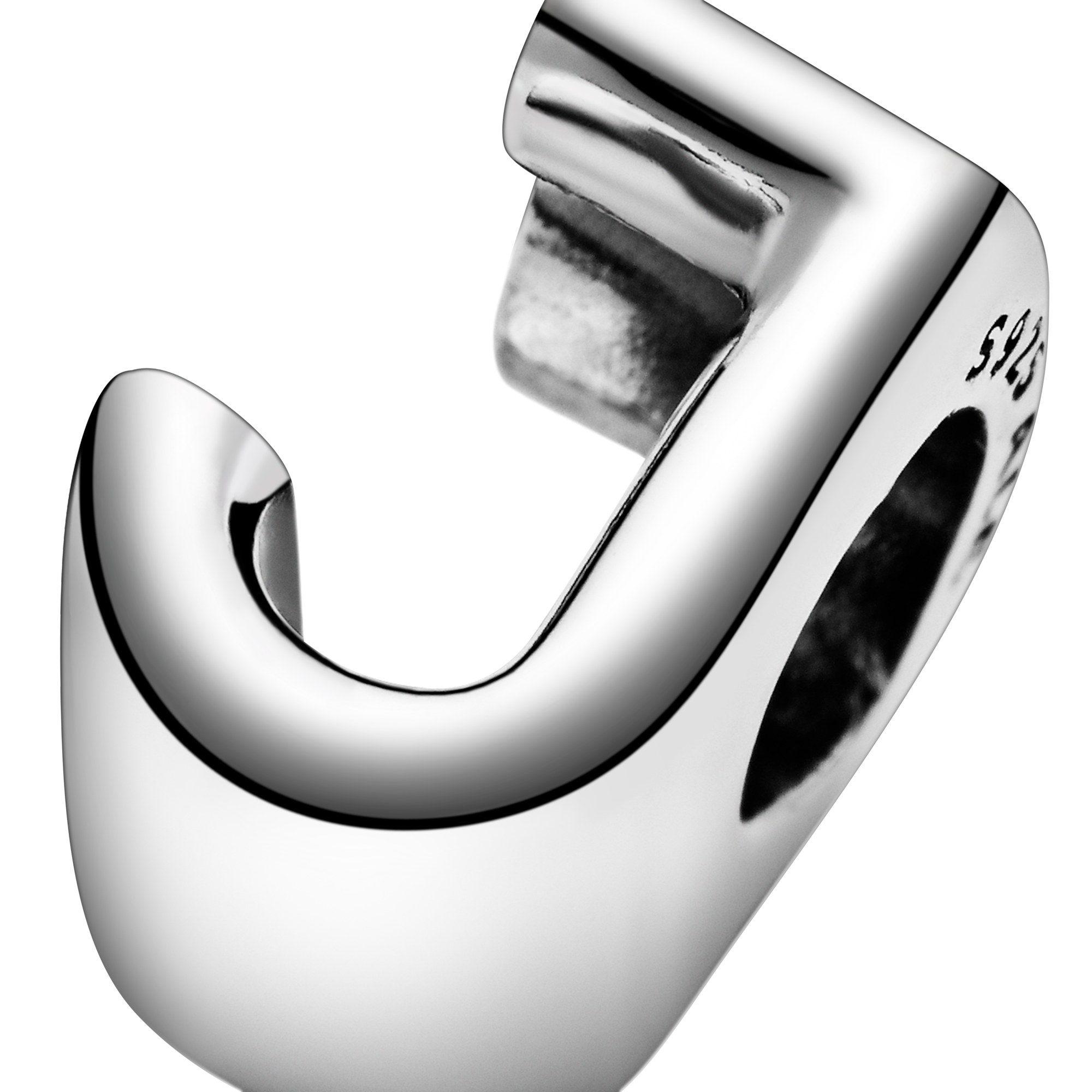 PANDORA Charm - Buchstabe J - Letter J - 925 Sterling Silber – Ansicht 4