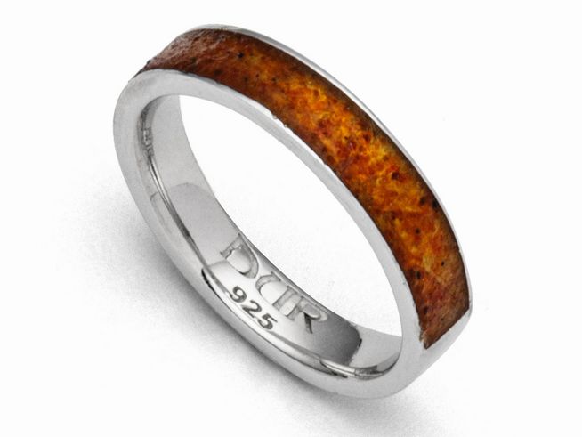 Sterling Silber Ring von DUR, Modell Marina, mit Bernstein in der Größe 64, hochwertig verarbeitet und modern im Design. Ideal für besondere Anlässe oder als persönliches Geschenk.