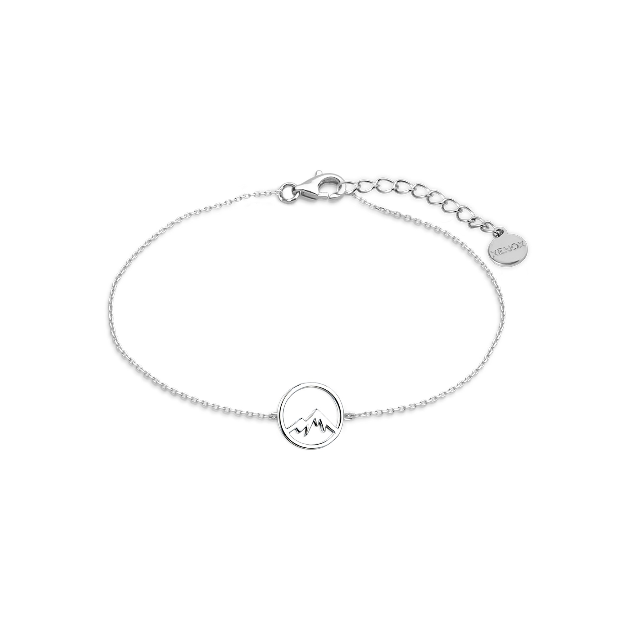 XENOX Armband BERG - Sterling Silber - 15-18,5 cm – Ansicht 2