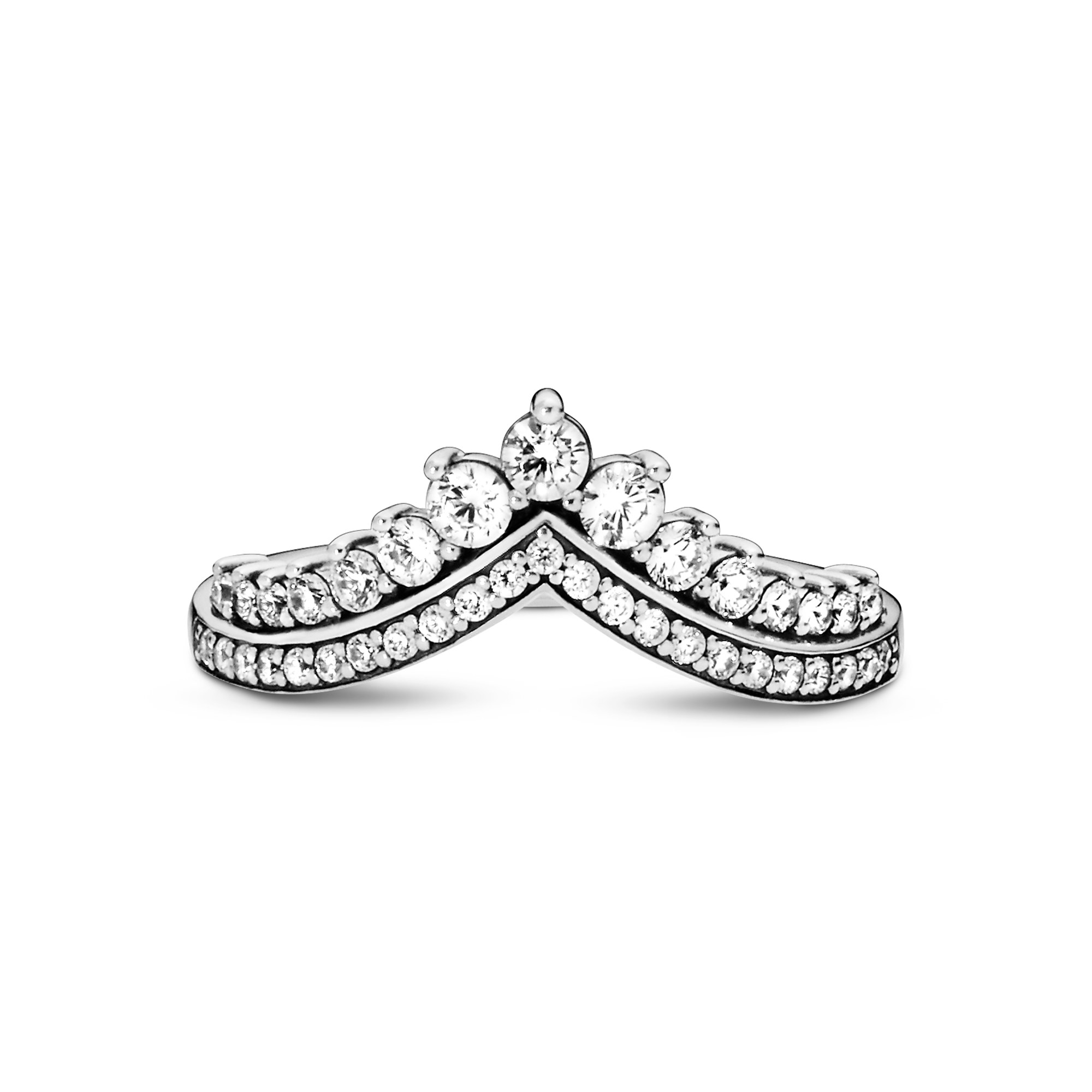 PANDORA Tiara Silberring mit klaren Zirkonia – Ansicht 4